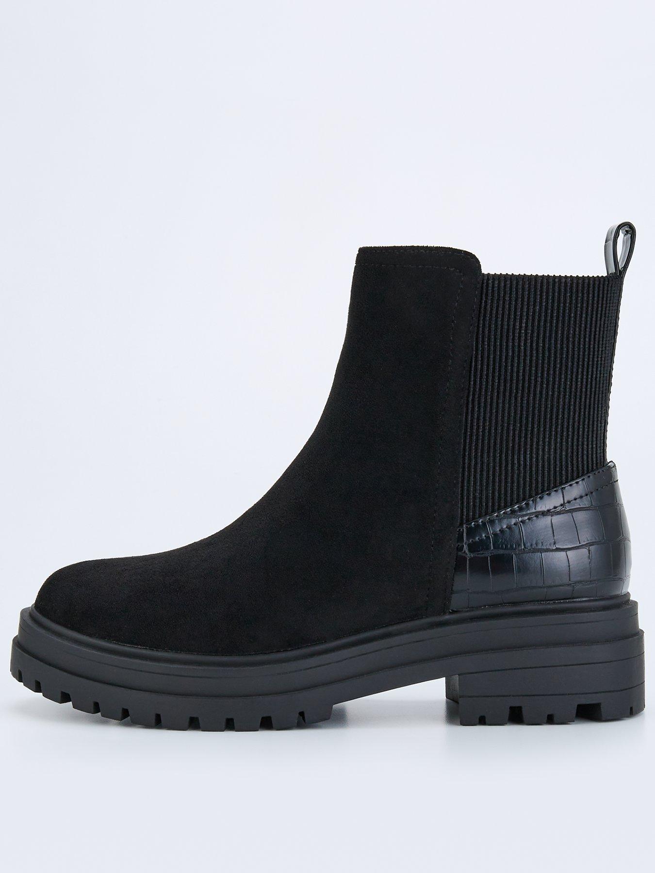 Image of Everyday Chunky Ankle Boot - Black