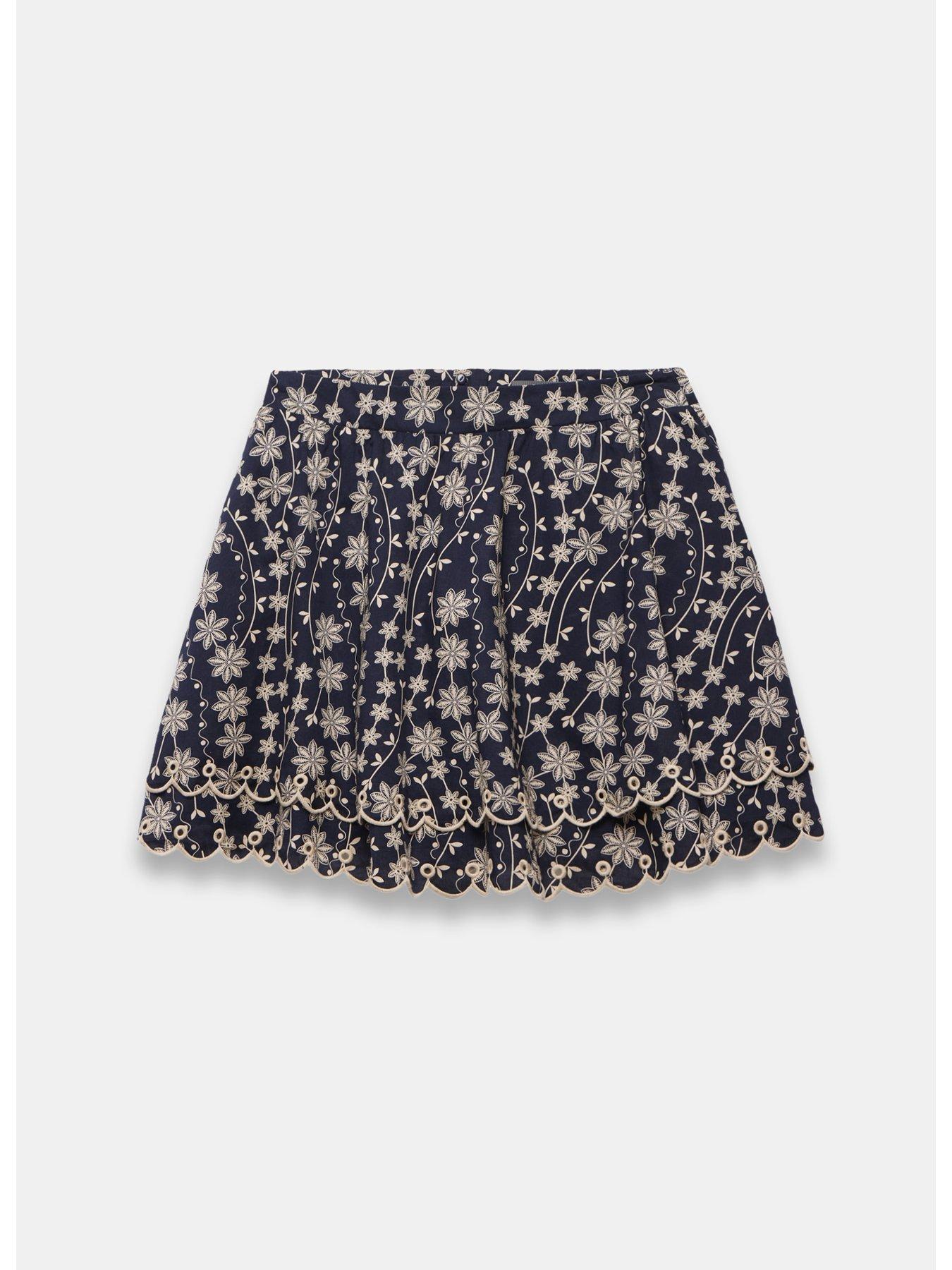 mint-velvet-ink-print-cotton-mini-skirtdetail