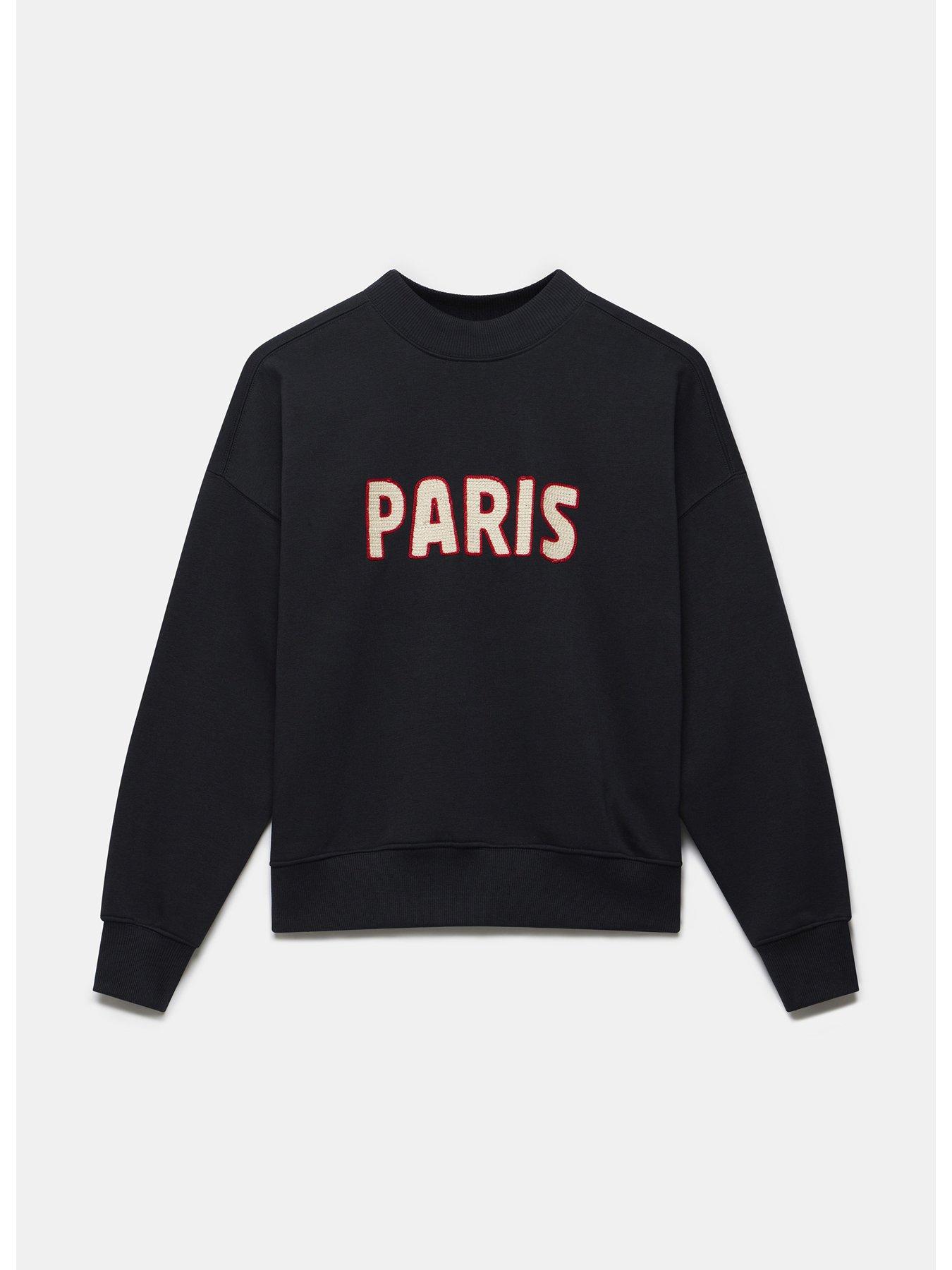 mint-velvet-navy-paris-slogan-sweatshirtdetail