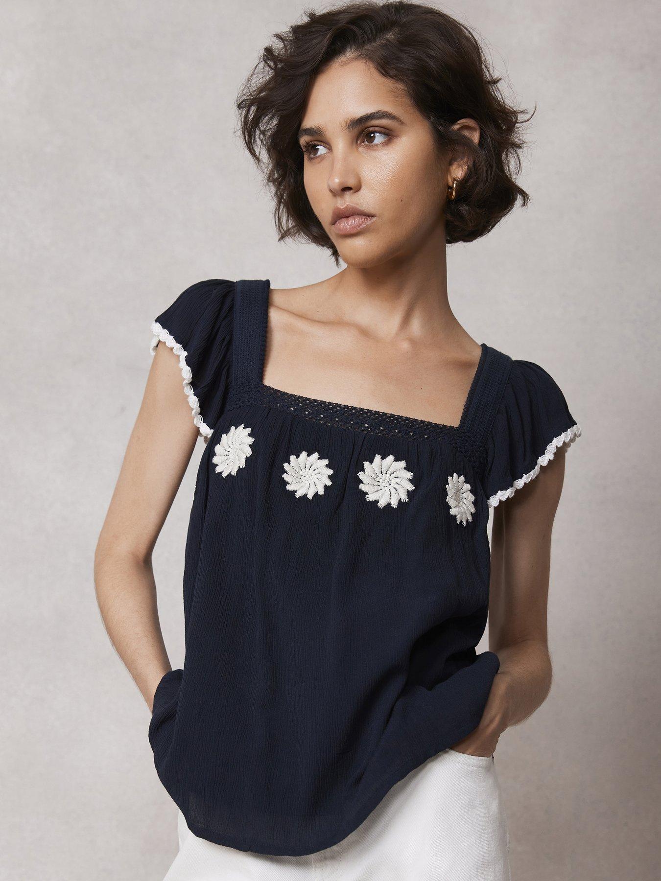 mint-velvet-navy-floral-embroidered-ruffle-top