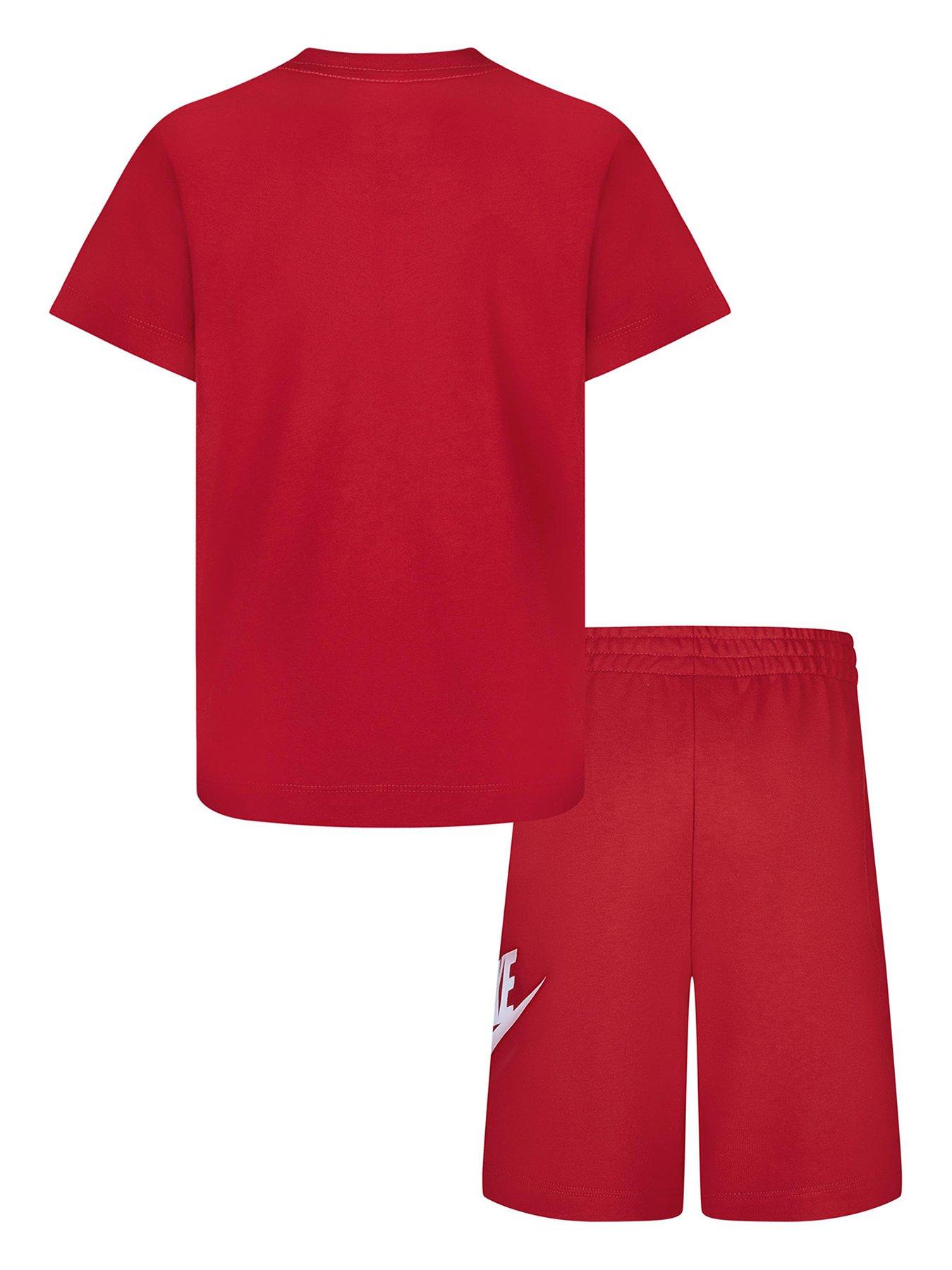 nike-kids-unisex-club-tee-and-short-set-redback