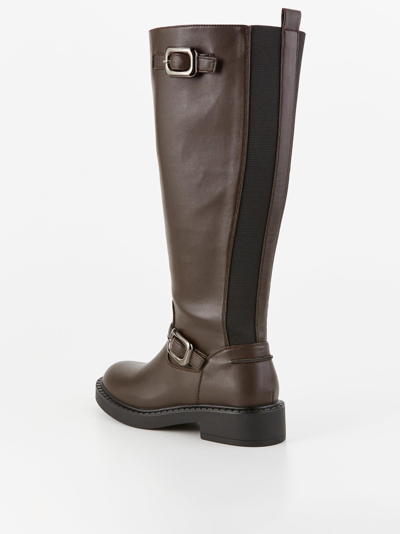 v-by-very-elastic-panel-buckle-knee-boot-brownback