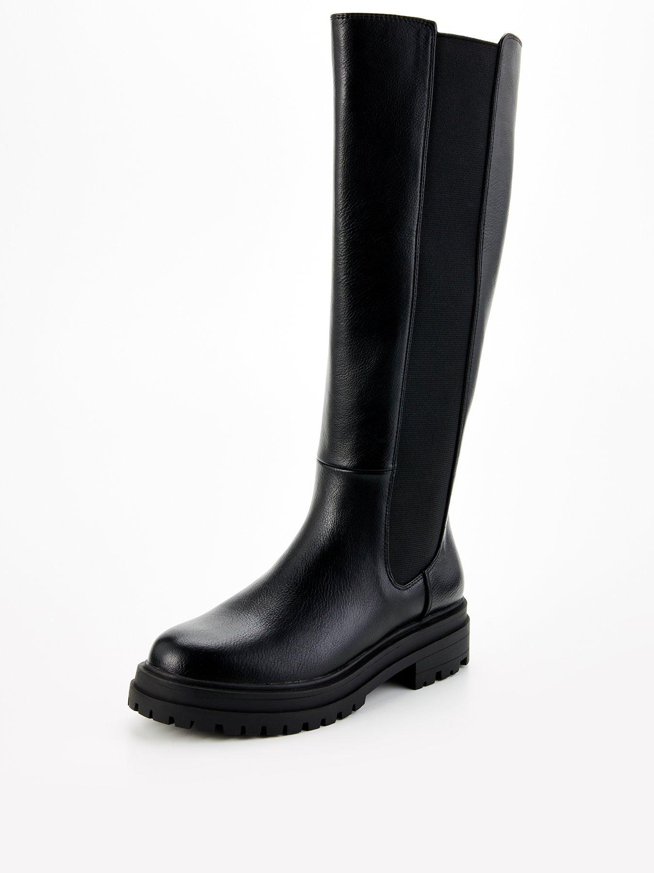 v-by-very-wide-fit-flat-chunky-knee-boot-with-gusset-blackstillFront