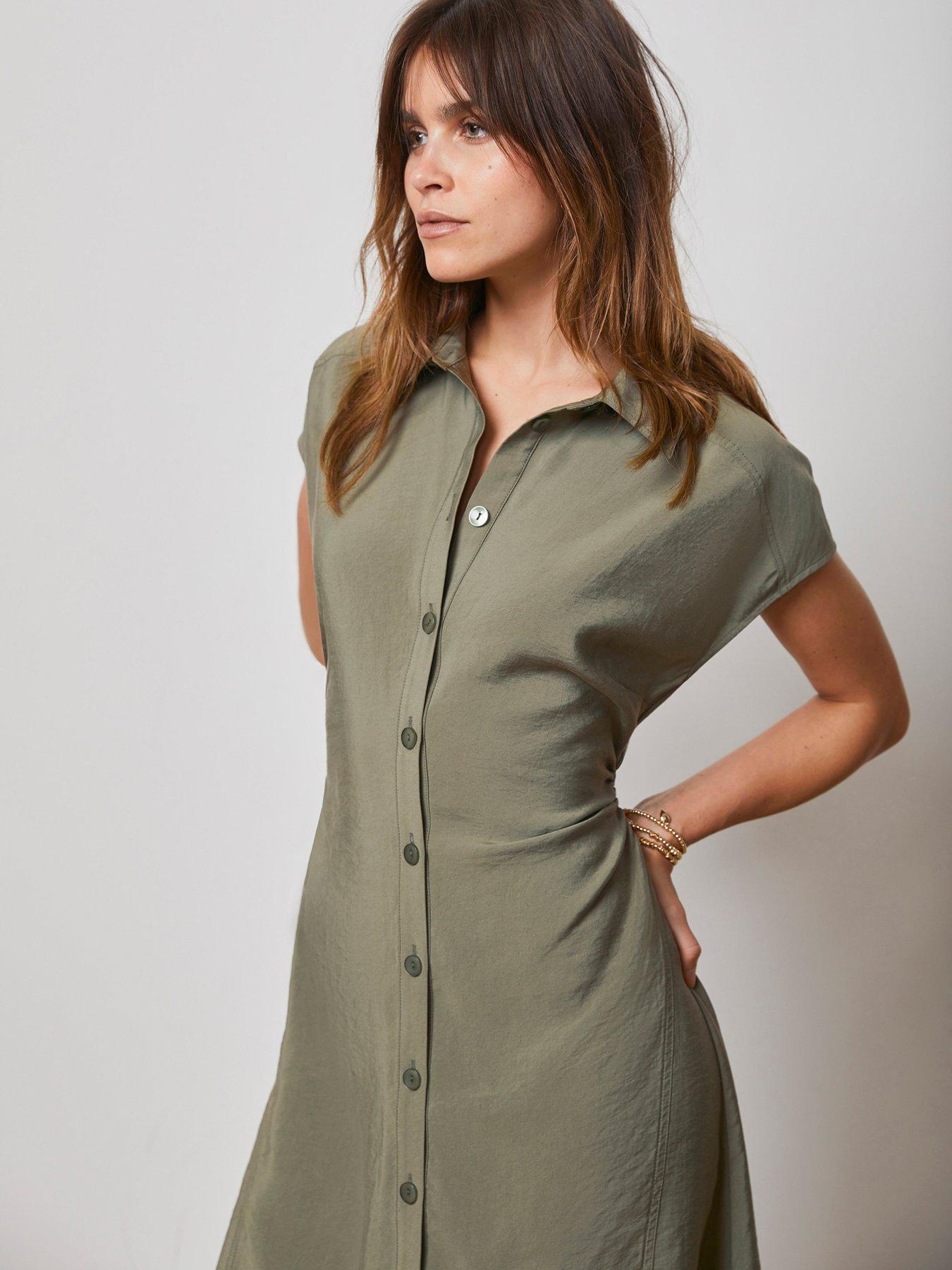 mint-velvet-seam-detail-shirt-midi-dressoutfit