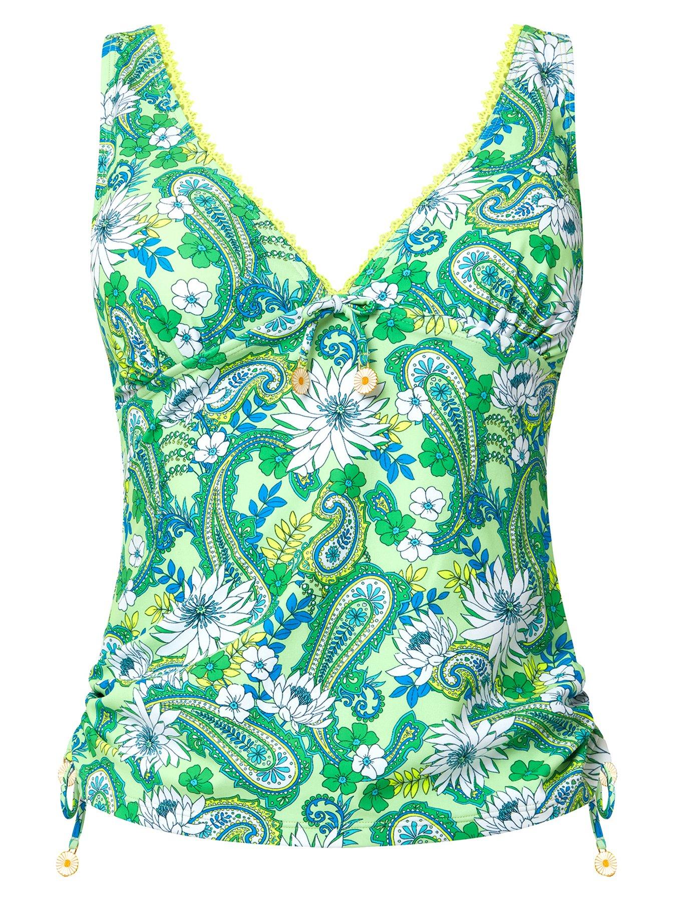 joe-browns-coconut-bay-tankini-top-greendetail