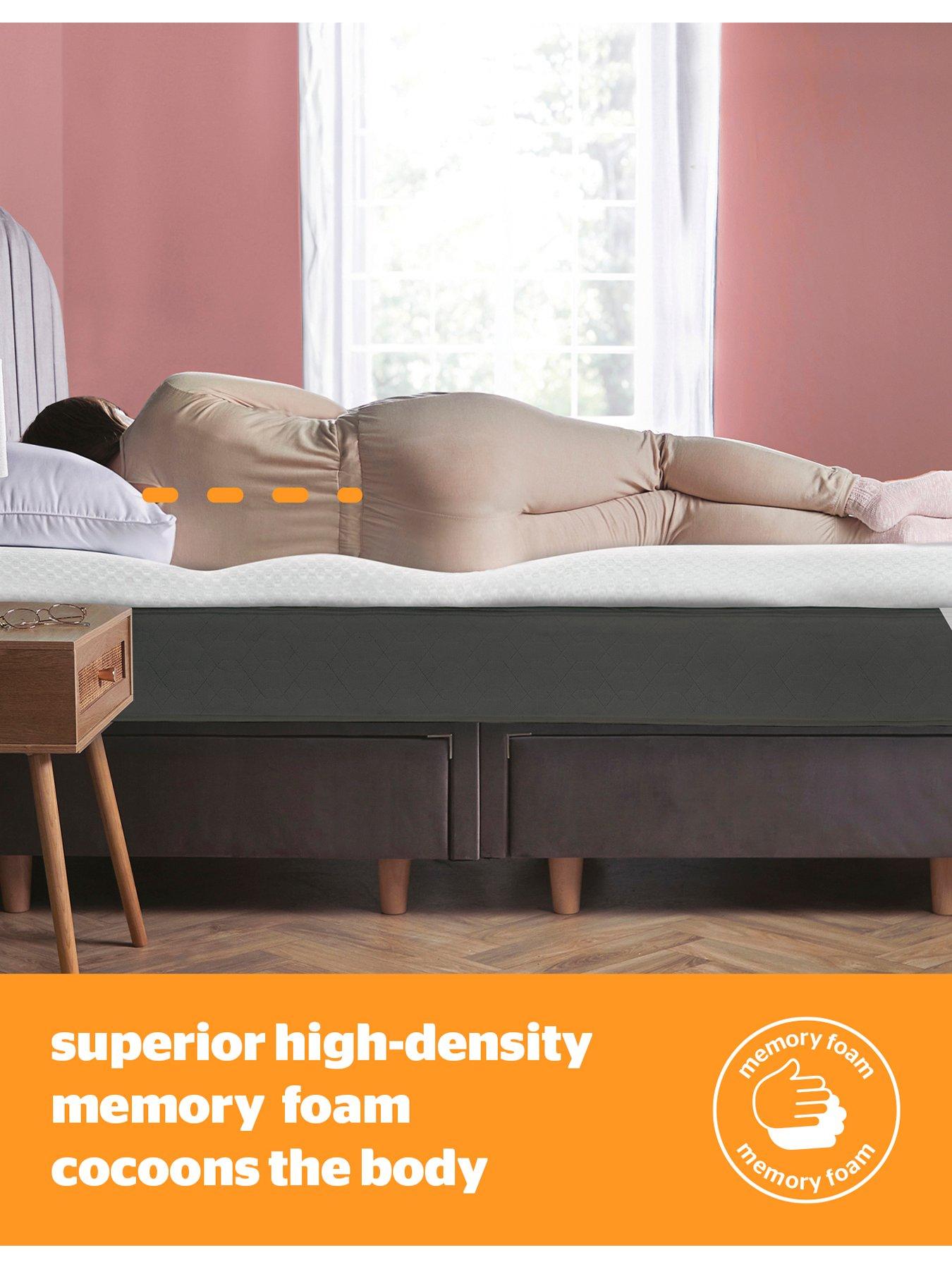 silentnight-silentnight-impress-25cm-memory-foam-mattress-topper-and-firm-memory-foam-pillow-bundleback