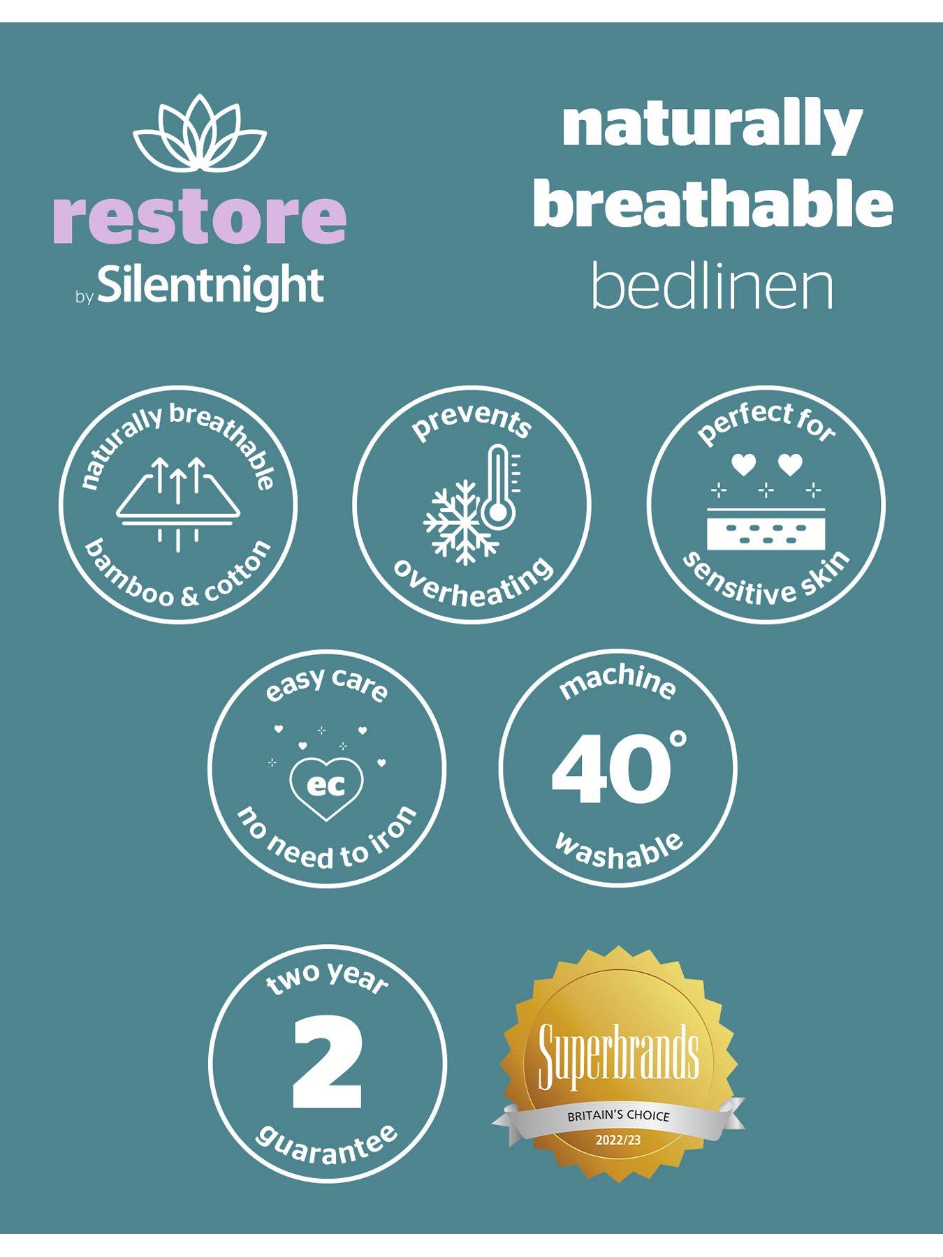 Image 7 of 8 of Silentnight Restore Cooling Duvet Cover Set