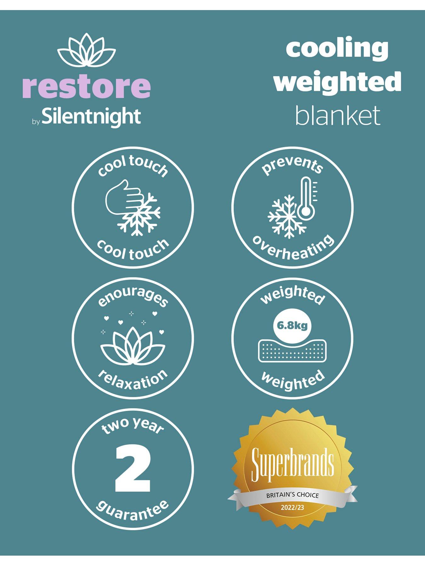 Image 7 of 7 of Silentnight Restore Cooling Summer Weighted Blanket - 6.8KG