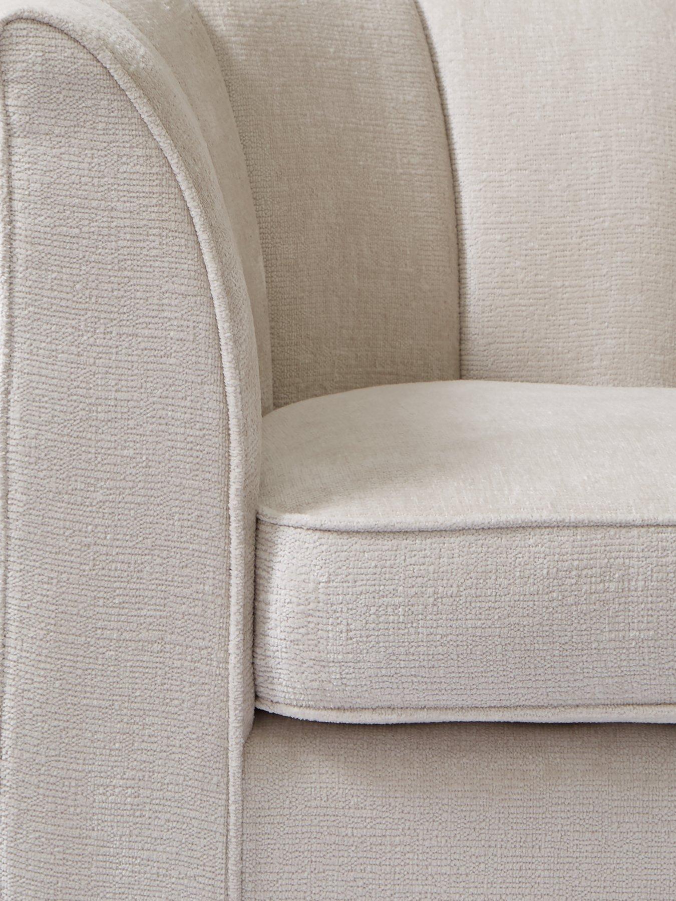 Image 3 of 5 of The Very Collection Guild 3 + 2 Seater Fabric Sofa Set (Buy &amp; SAVE!) - Ivory