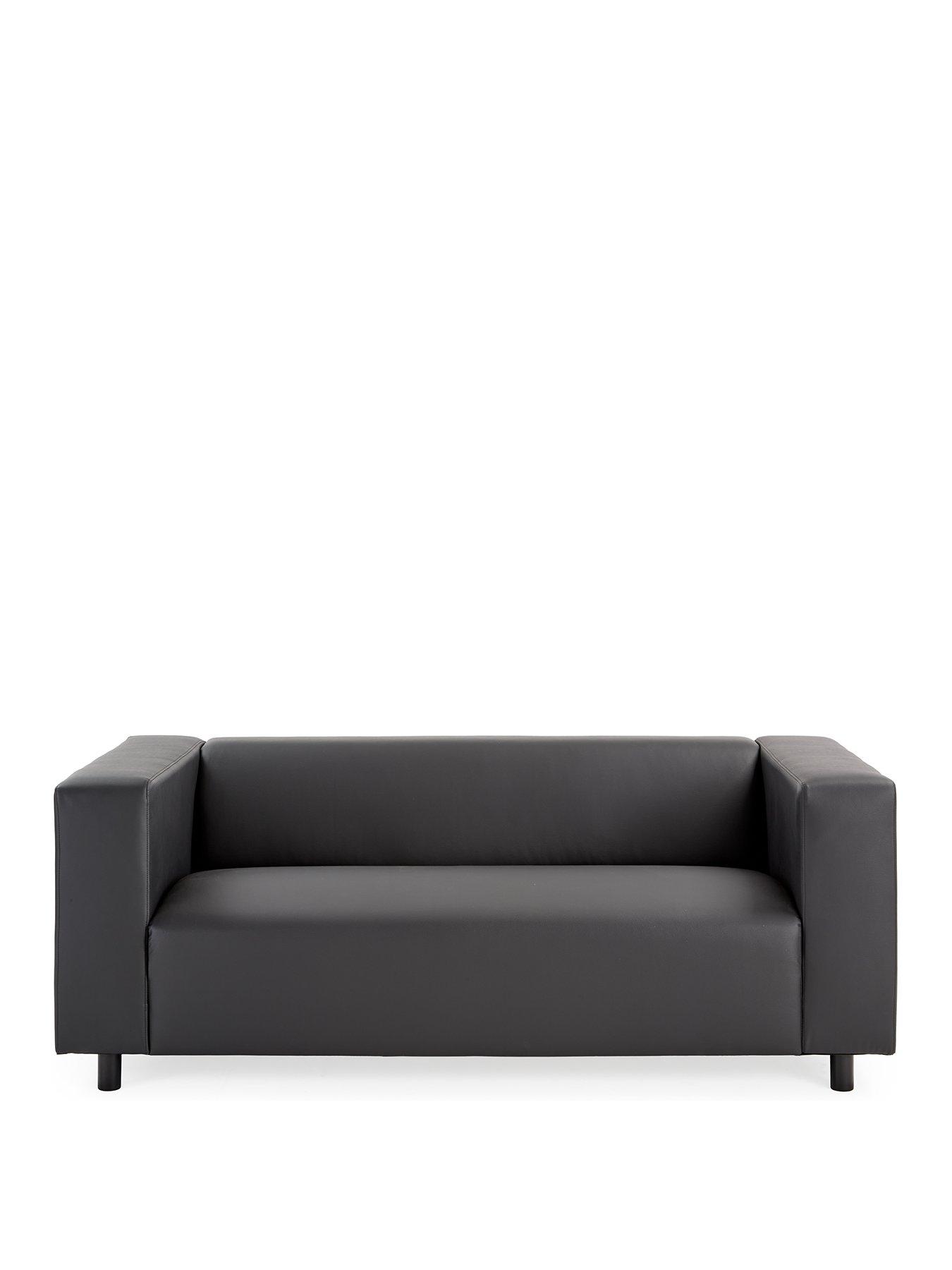 the-very-collection-clarke-3-seater-faux-leather-sofastillFront