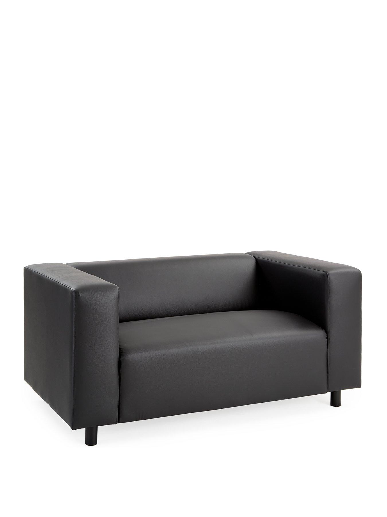 very-home-clarke-2-seater-faux-leather-sofaback