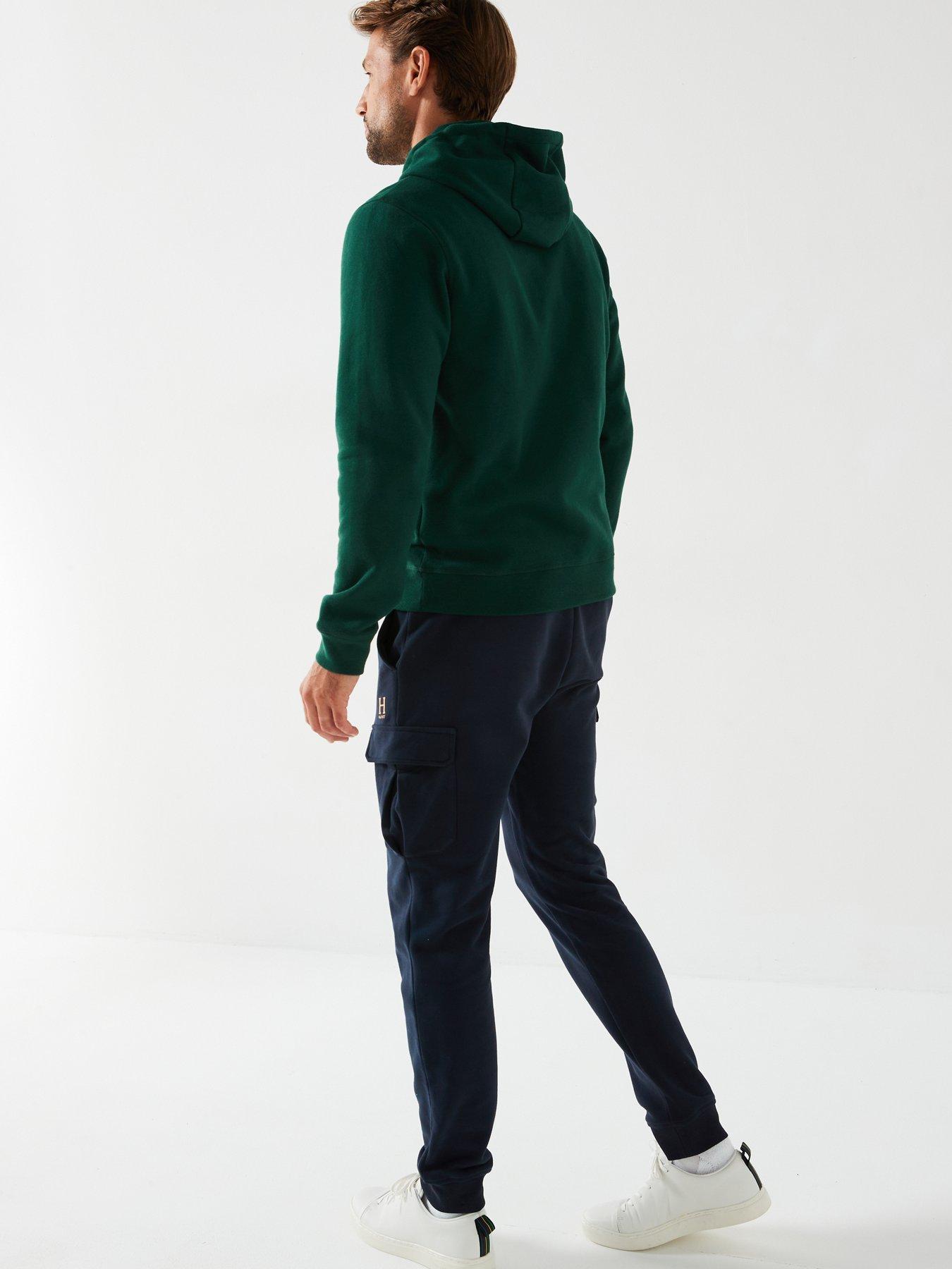 hackett-hackett-heritage-hoodie-dark-greenstillFront