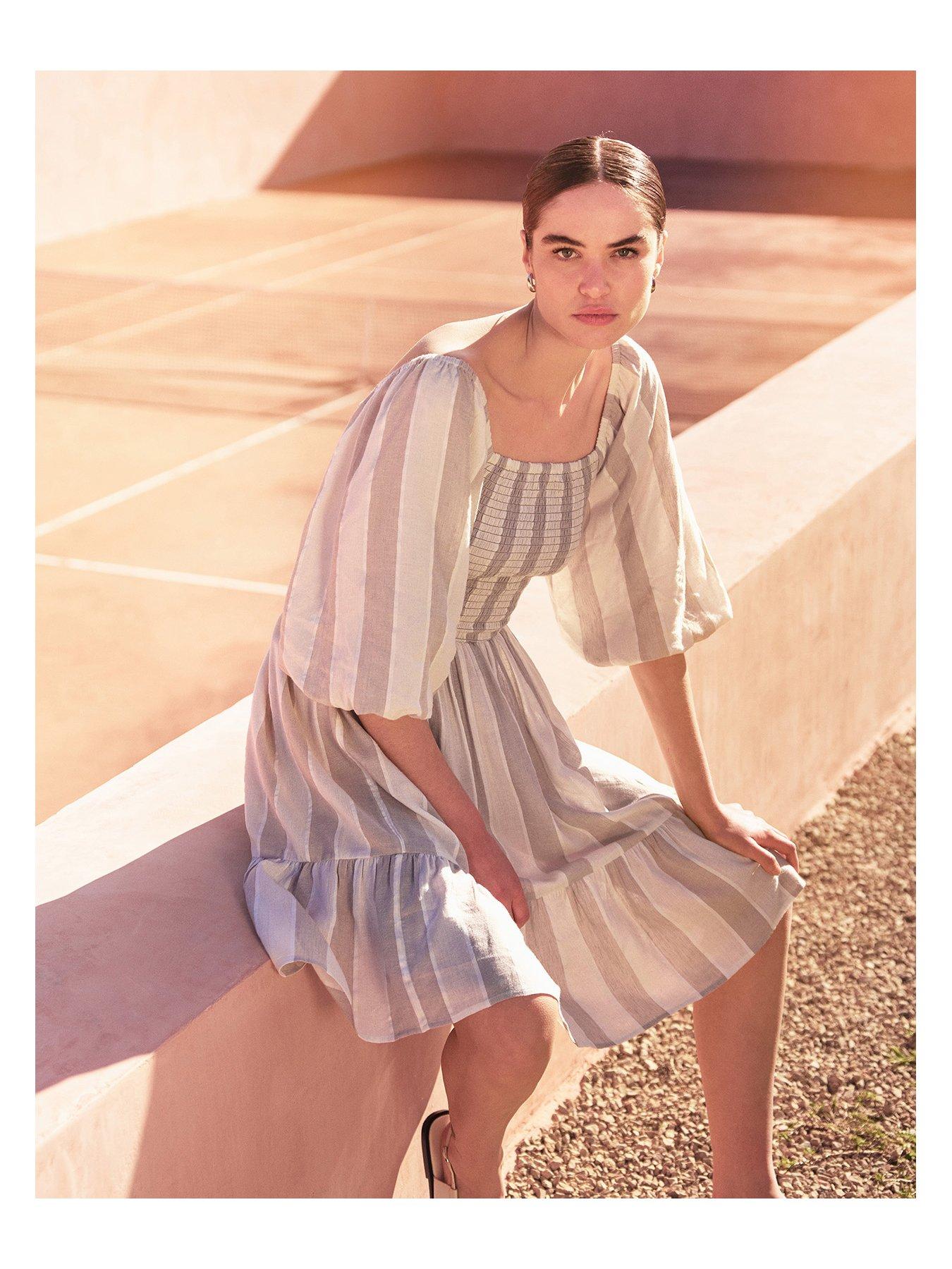 monsoon-lila-stripe-dress-beigeback