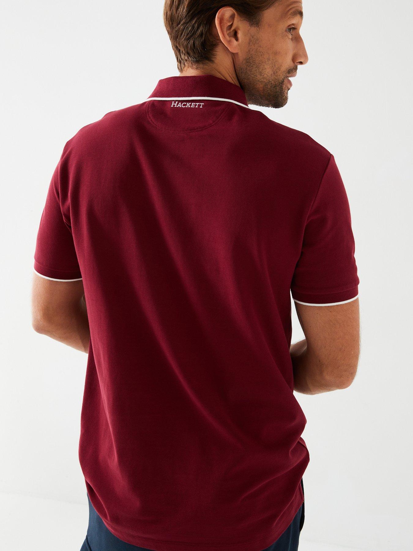 hackett-hackett-heritage-number-polo-shirt-dark-redstillFront