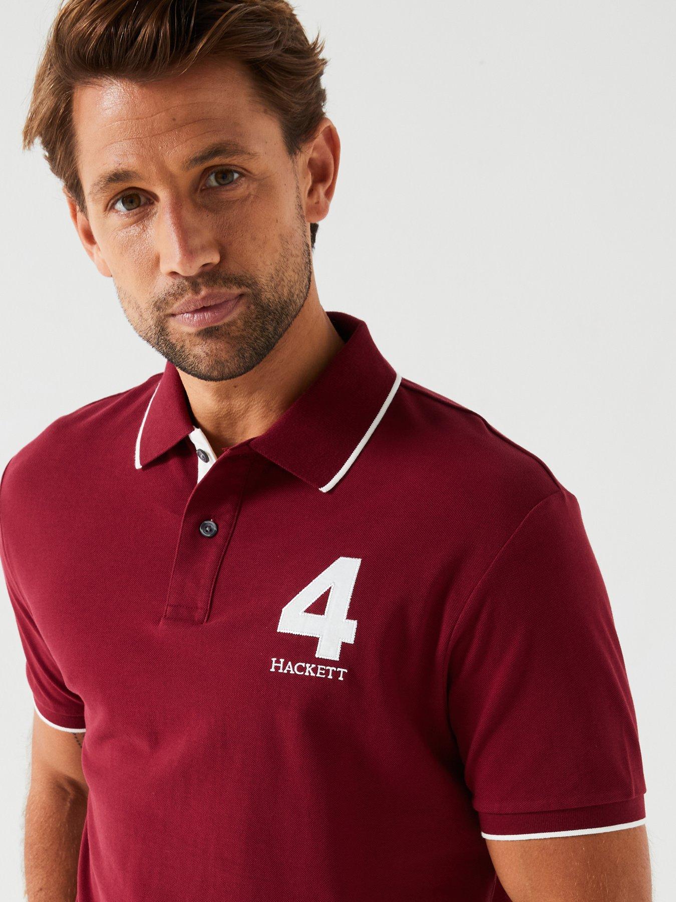 hackett-hackett-heritage-number-polo-shirt-dark-redoutfit