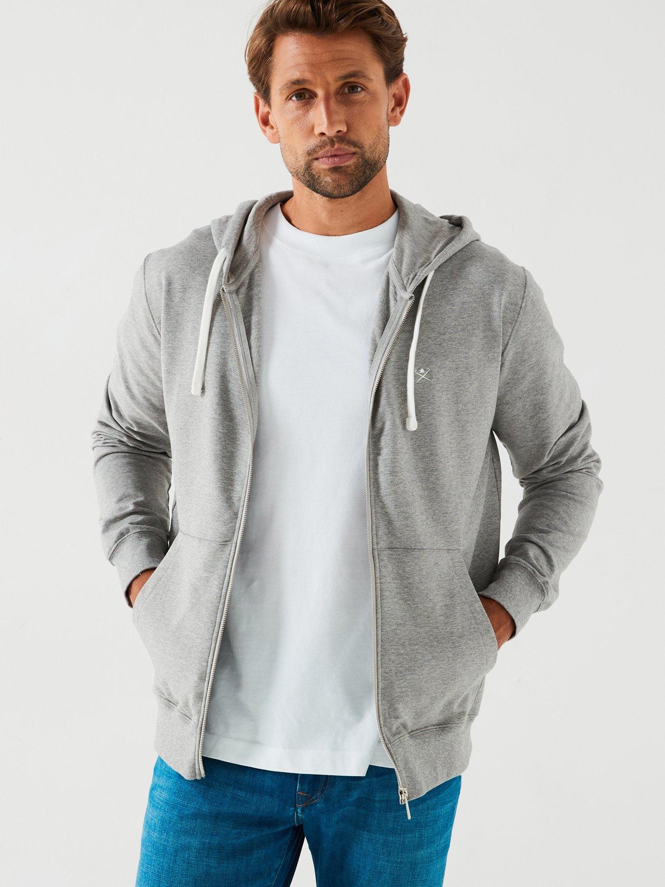 hackett-hackett-brushed-cotton-zip-hoodie-grey