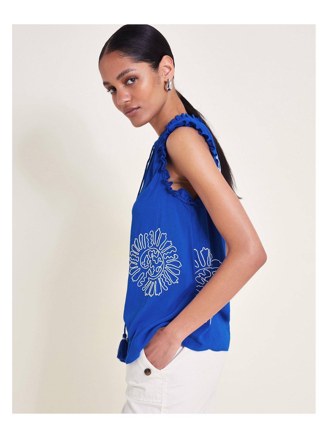 monsoon-meena-embellished-top-blueoutfit