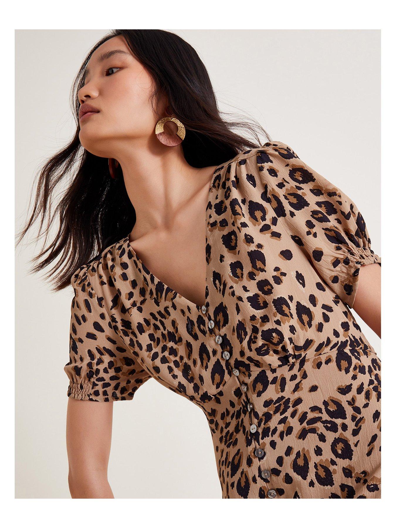 monsoon-animal-print-raife-tea-dress-brownback