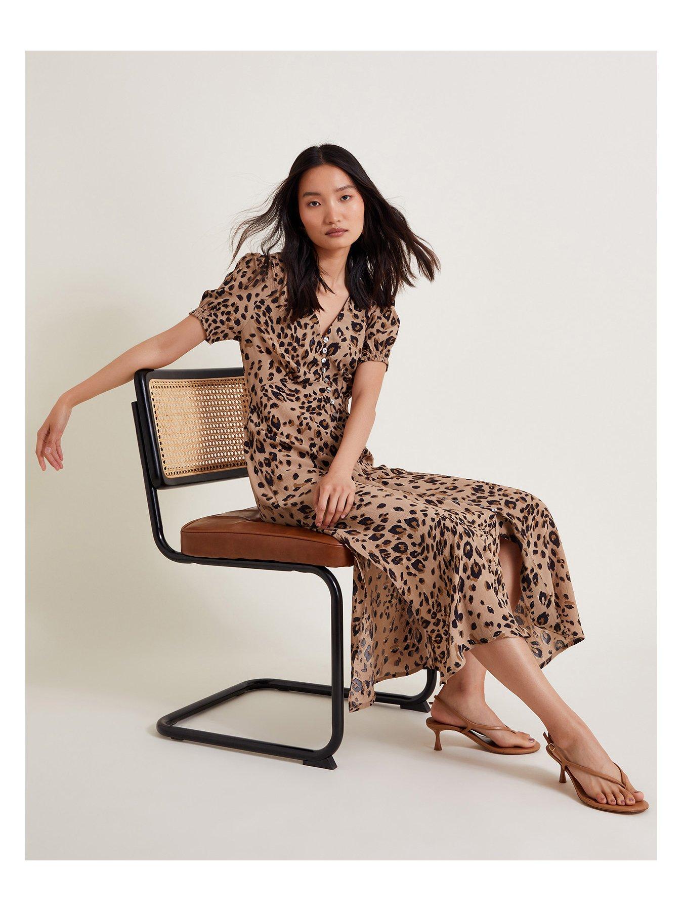 monsoon-animal-print-raife-tea-dress-browndetail