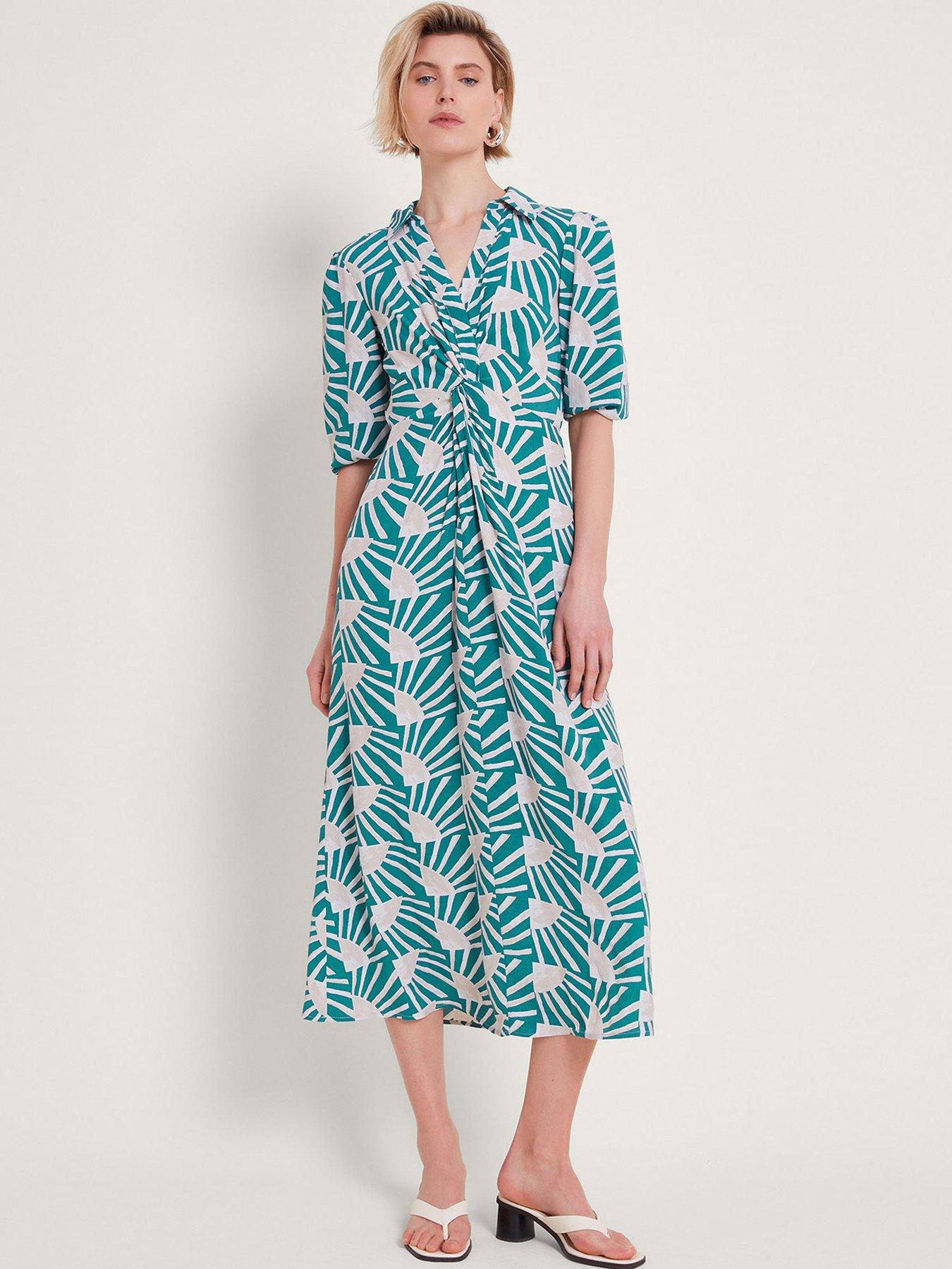 monsoon-rosana-midi-dress-teal-green