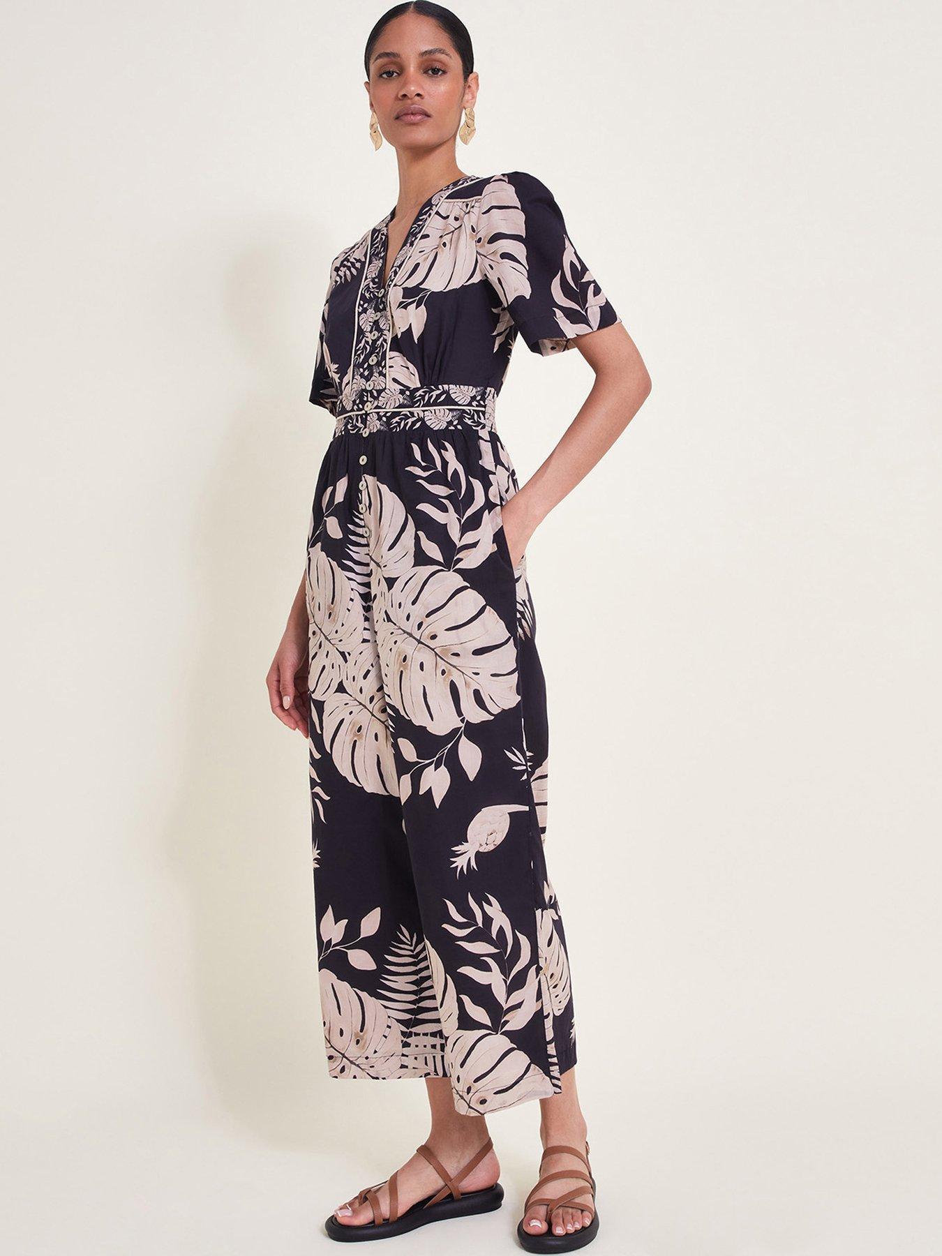 monsoon-petra-palm-print-jumpsuit-blackfront