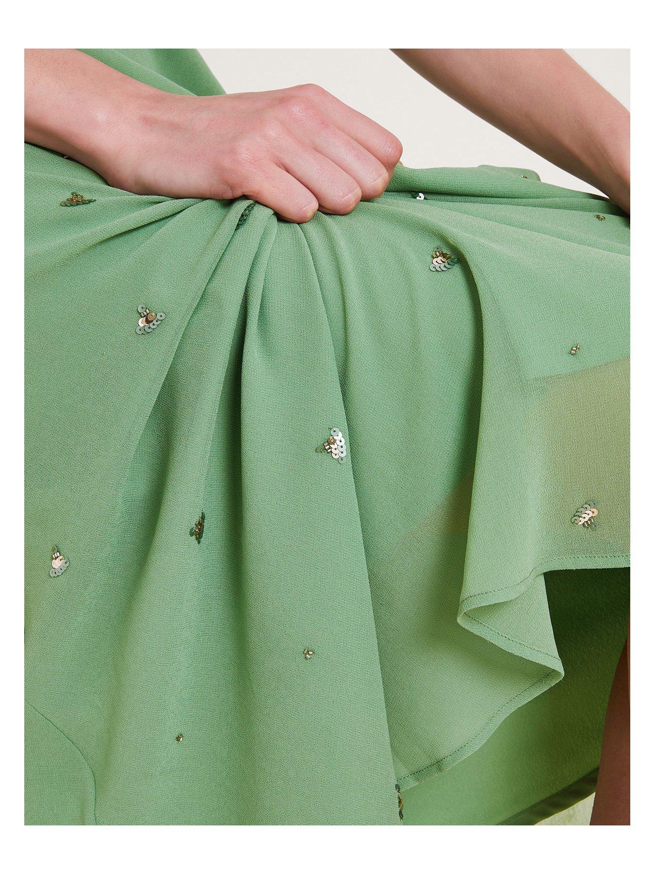 monsoon-leona-embellished-dress-greendetail