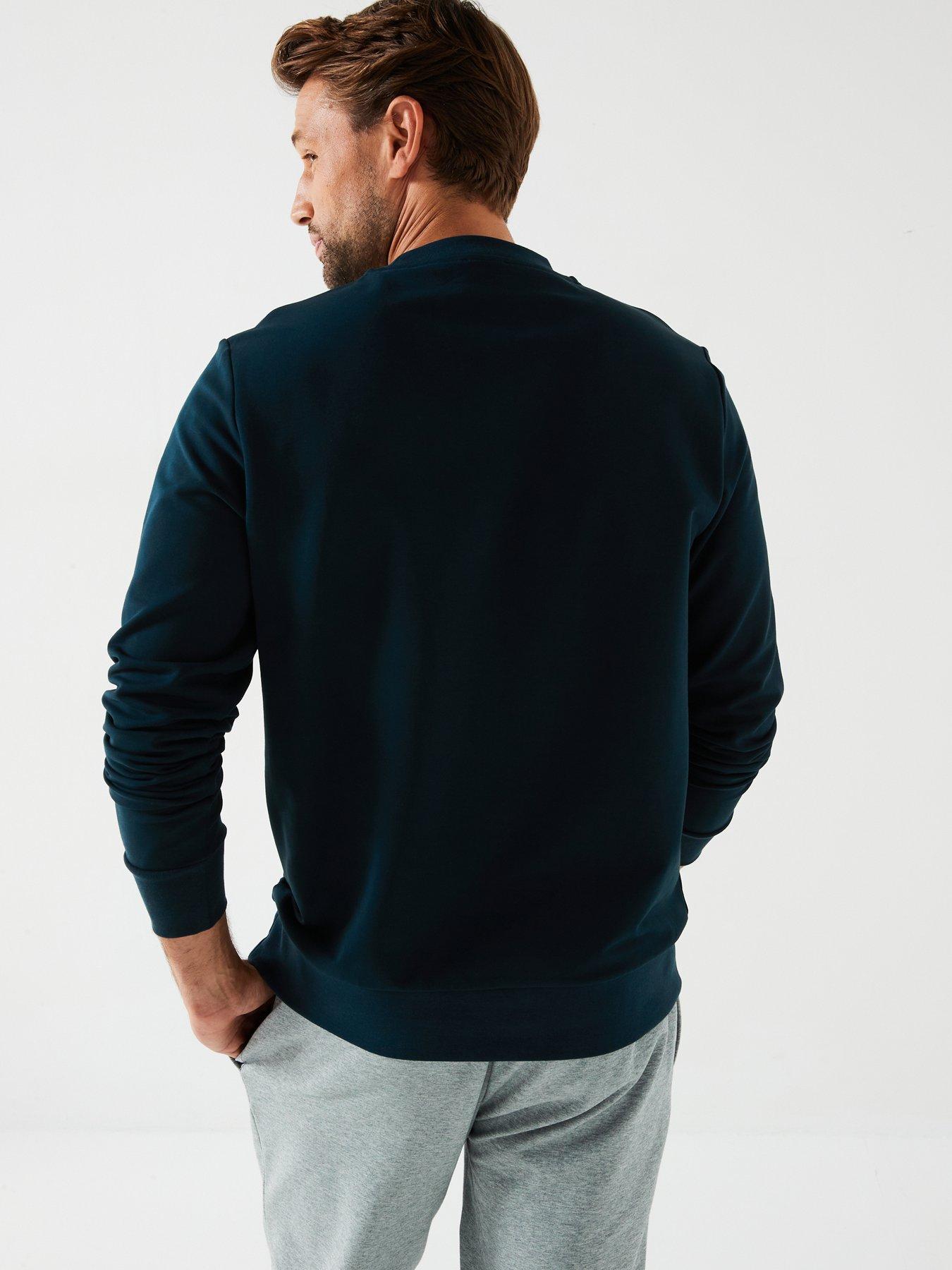 hackett-hackett-essential-chest-logo-crew-sweatshirt-navystillFront