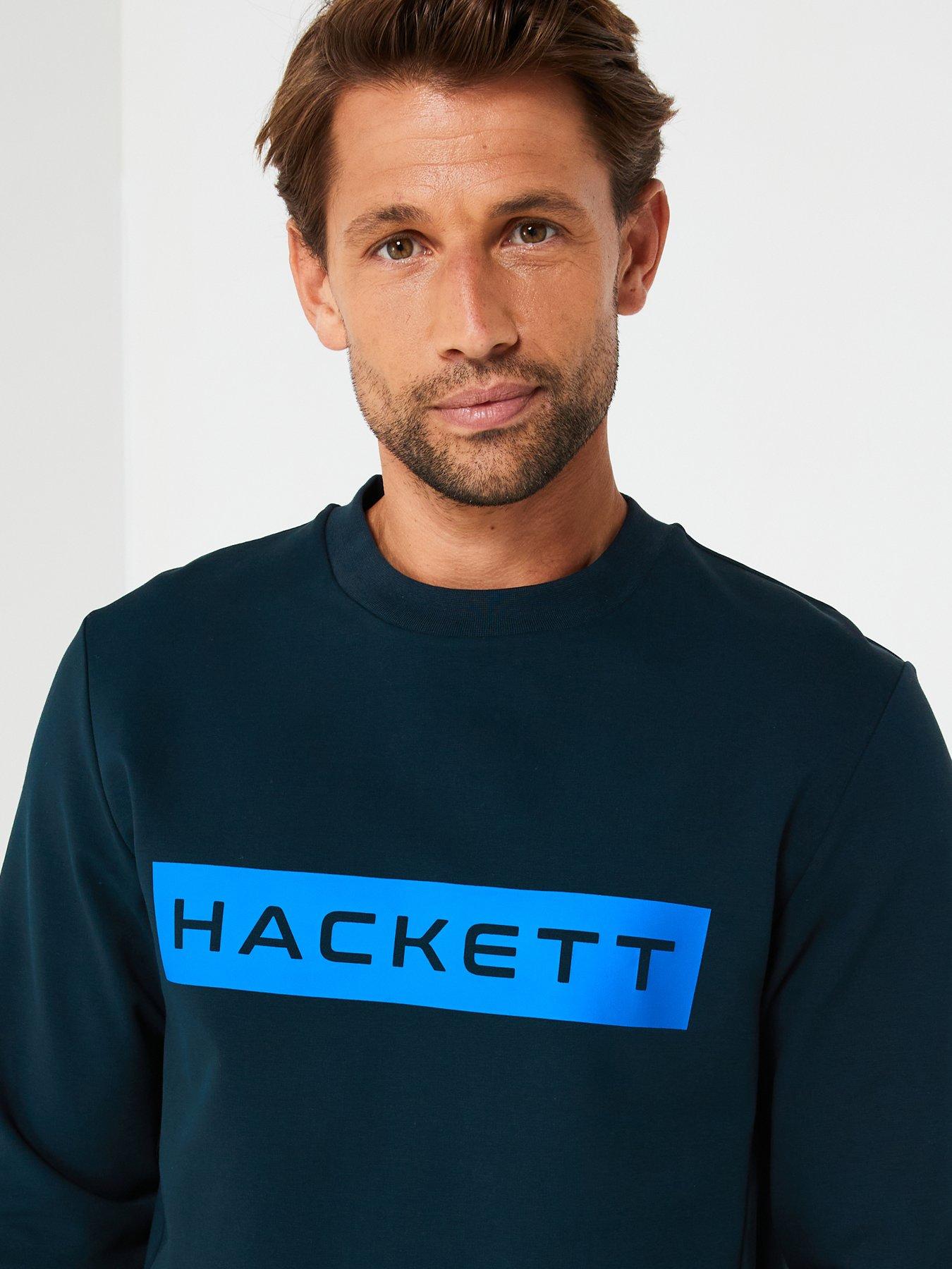 hackett-hackett-essential-chest-logo-crew-sweatshirt-navyoutfit