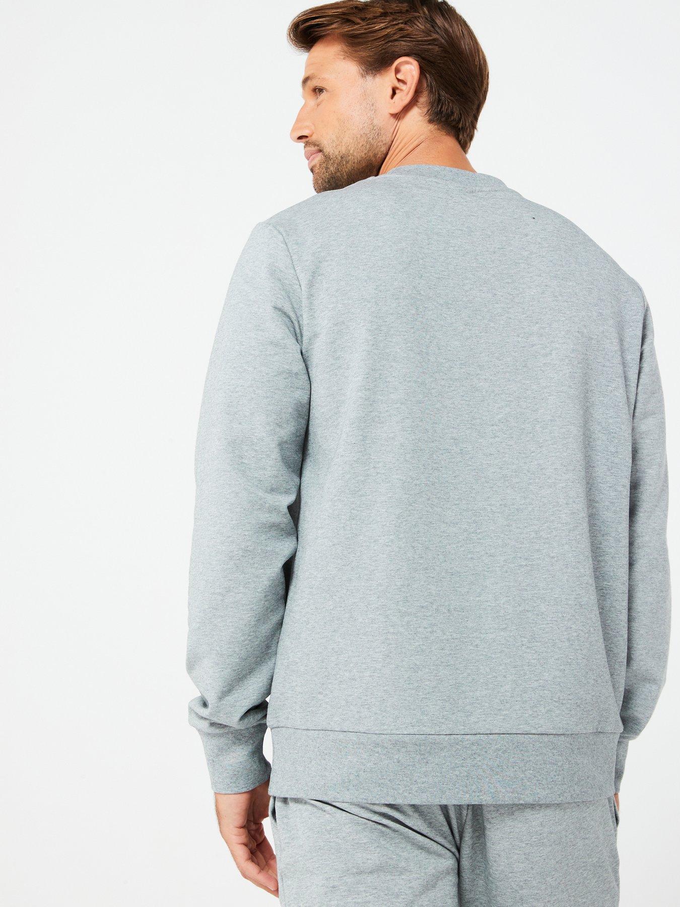 hackett-hackett-essential-chest-logo-crew-sweatshirt-greystillFront