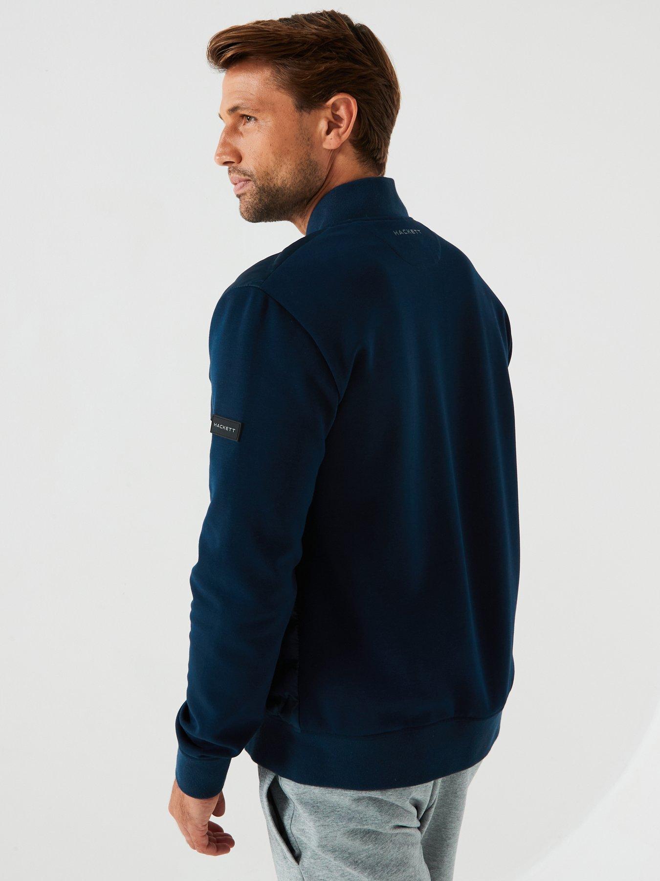 hackett-hackett-quilt-bomber-zip-sweat-navystillFront