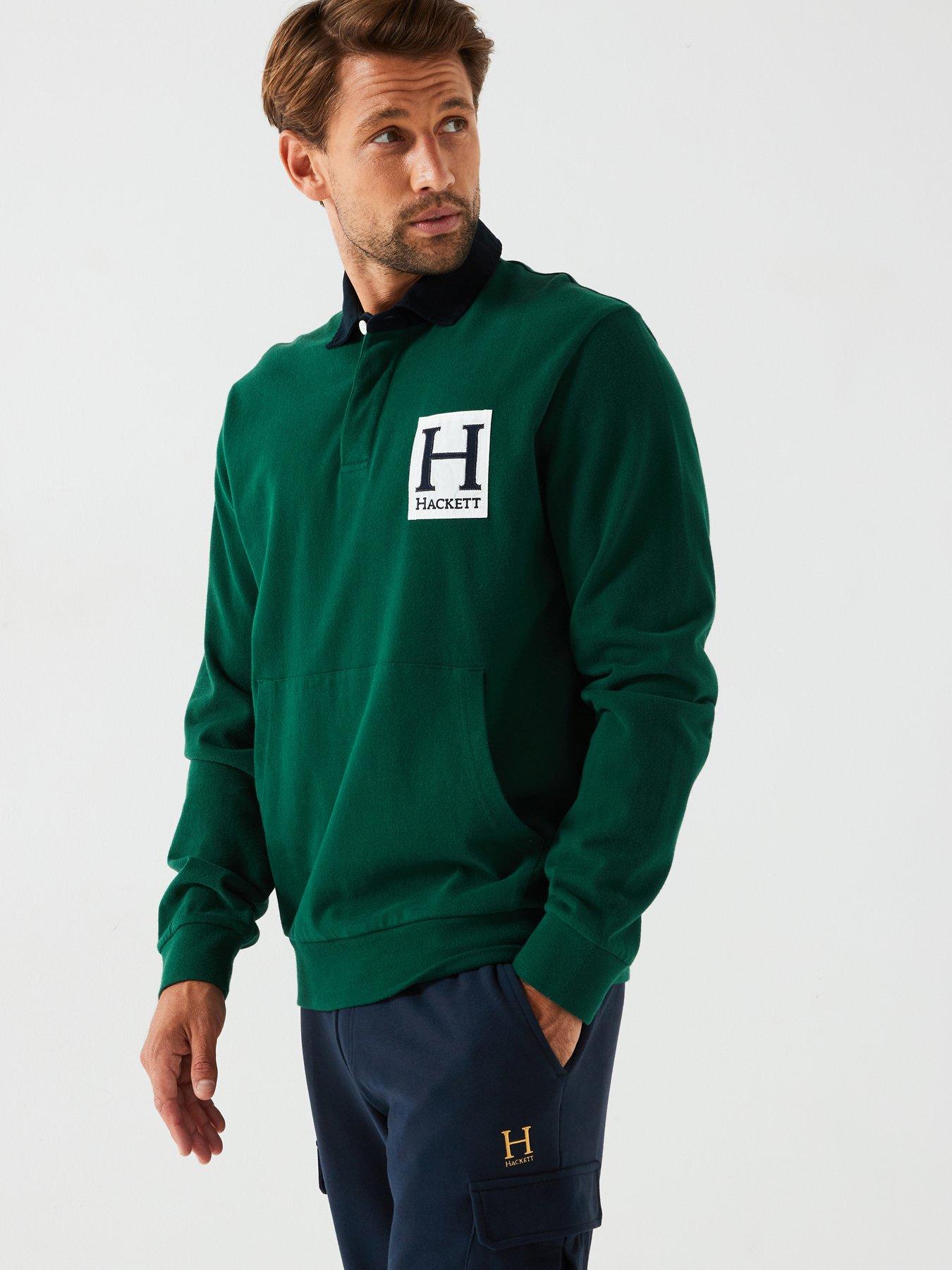 hackett-hackett-heritage-h-pocket-rugby-crew-sweat-dark-greenfront