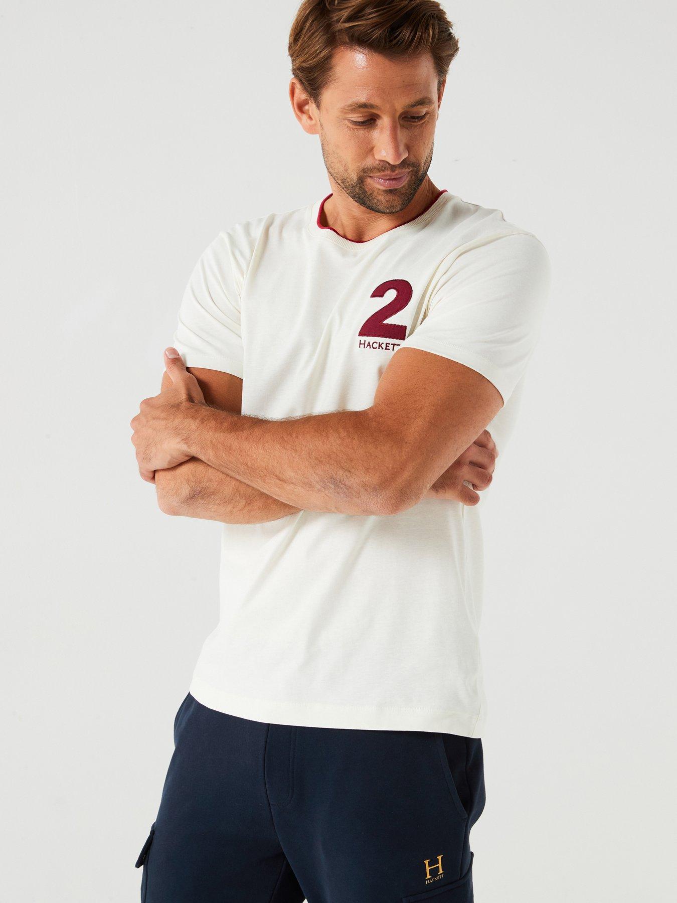 hackett-heritage-number-t-shirt-white