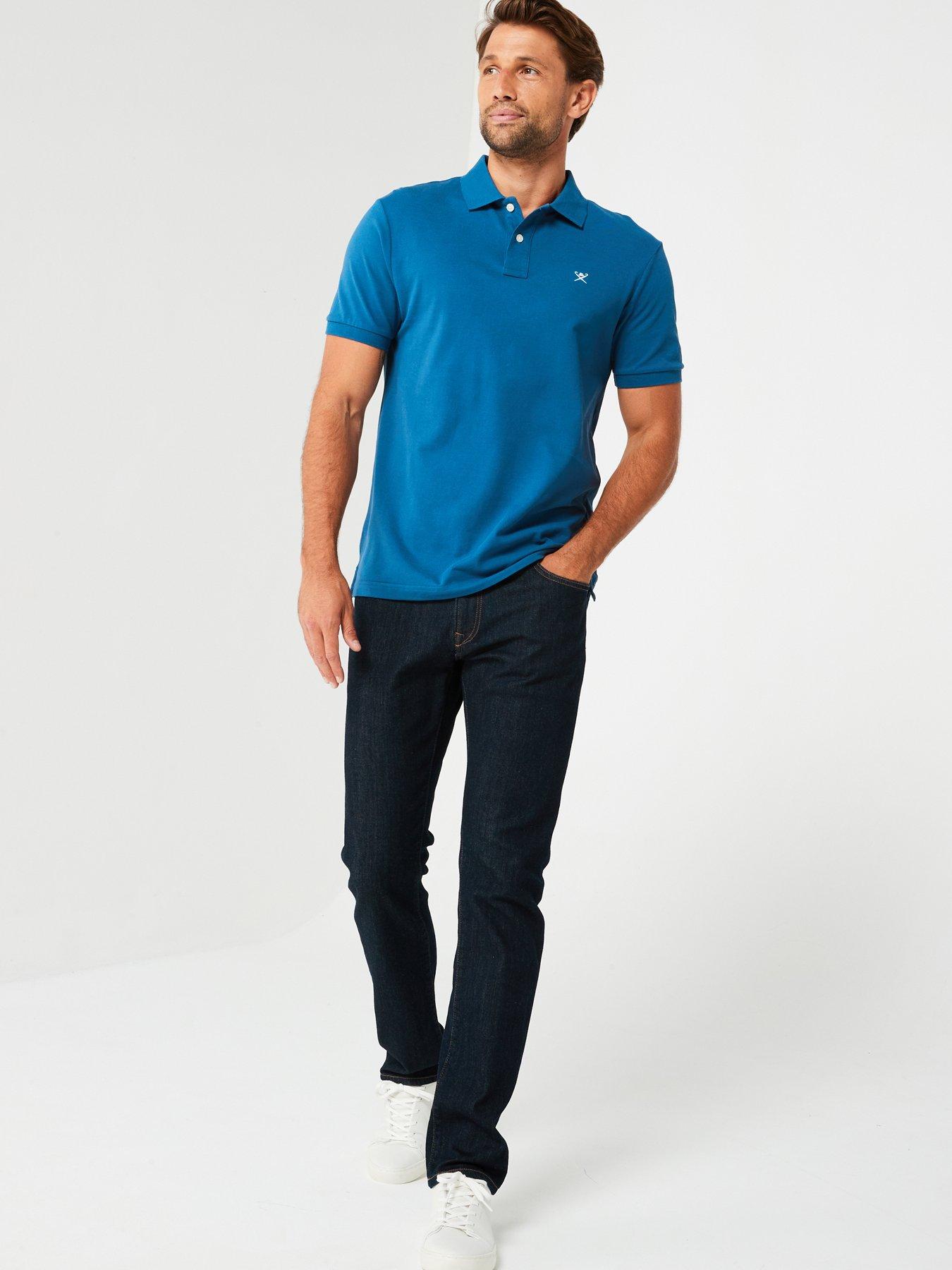 hackett-hackett-slim-fit-left-chest-logo-polo-shirt-blueback