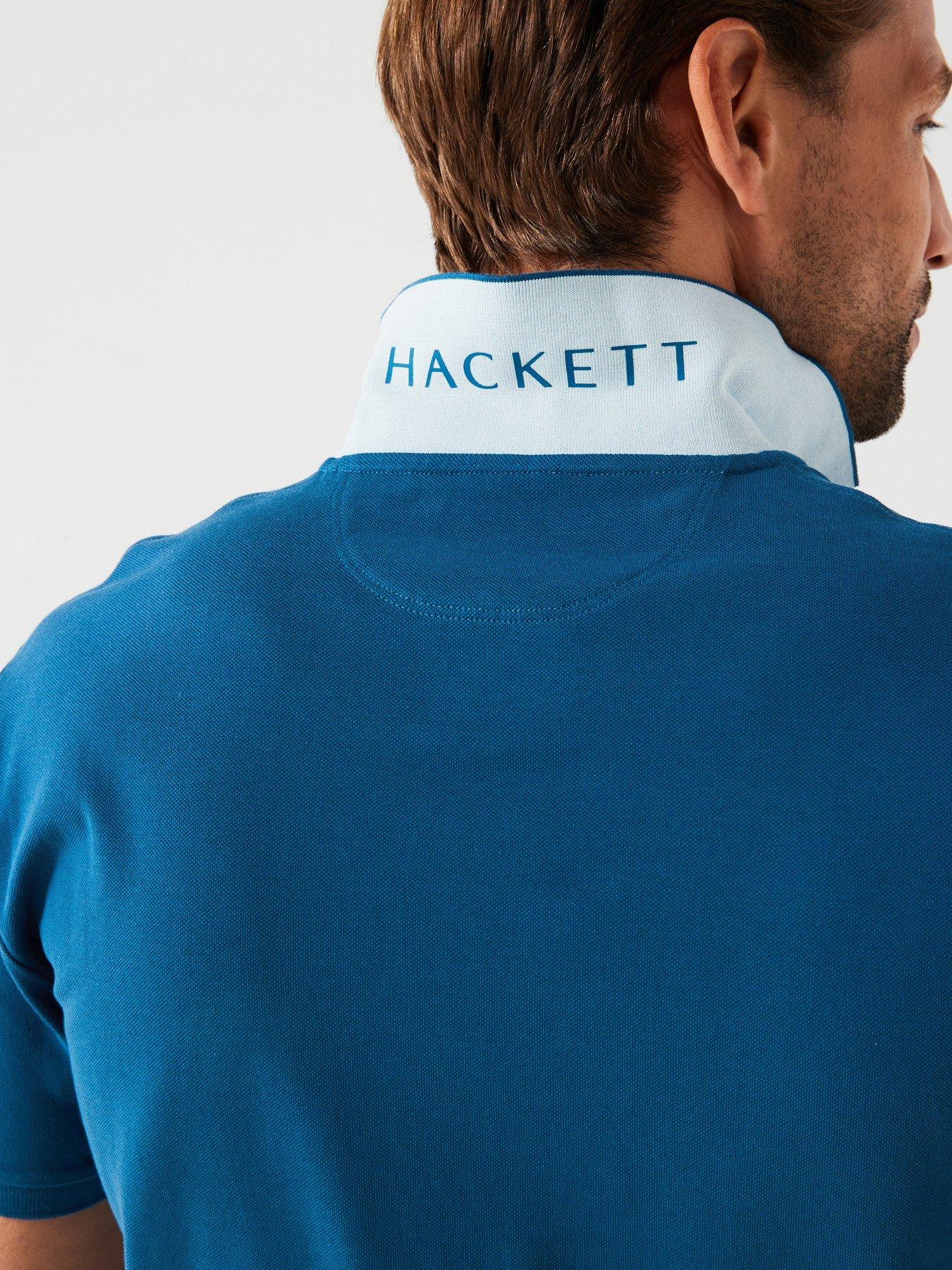 hackett-hackett-slim-fit-left-chest-logo-polo-shirt-bluedetail