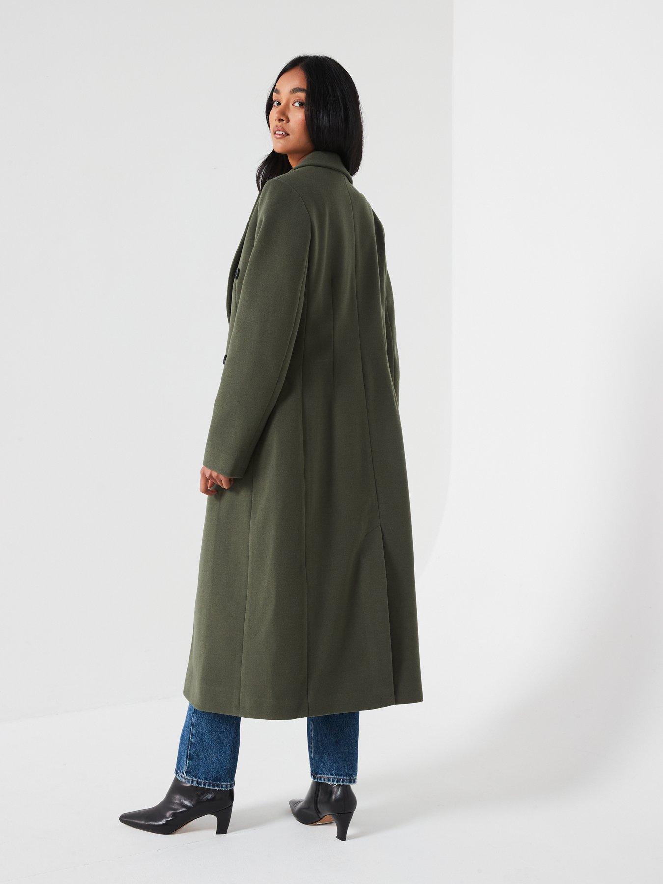 v-by-very-longline-db-coat-olivedetail