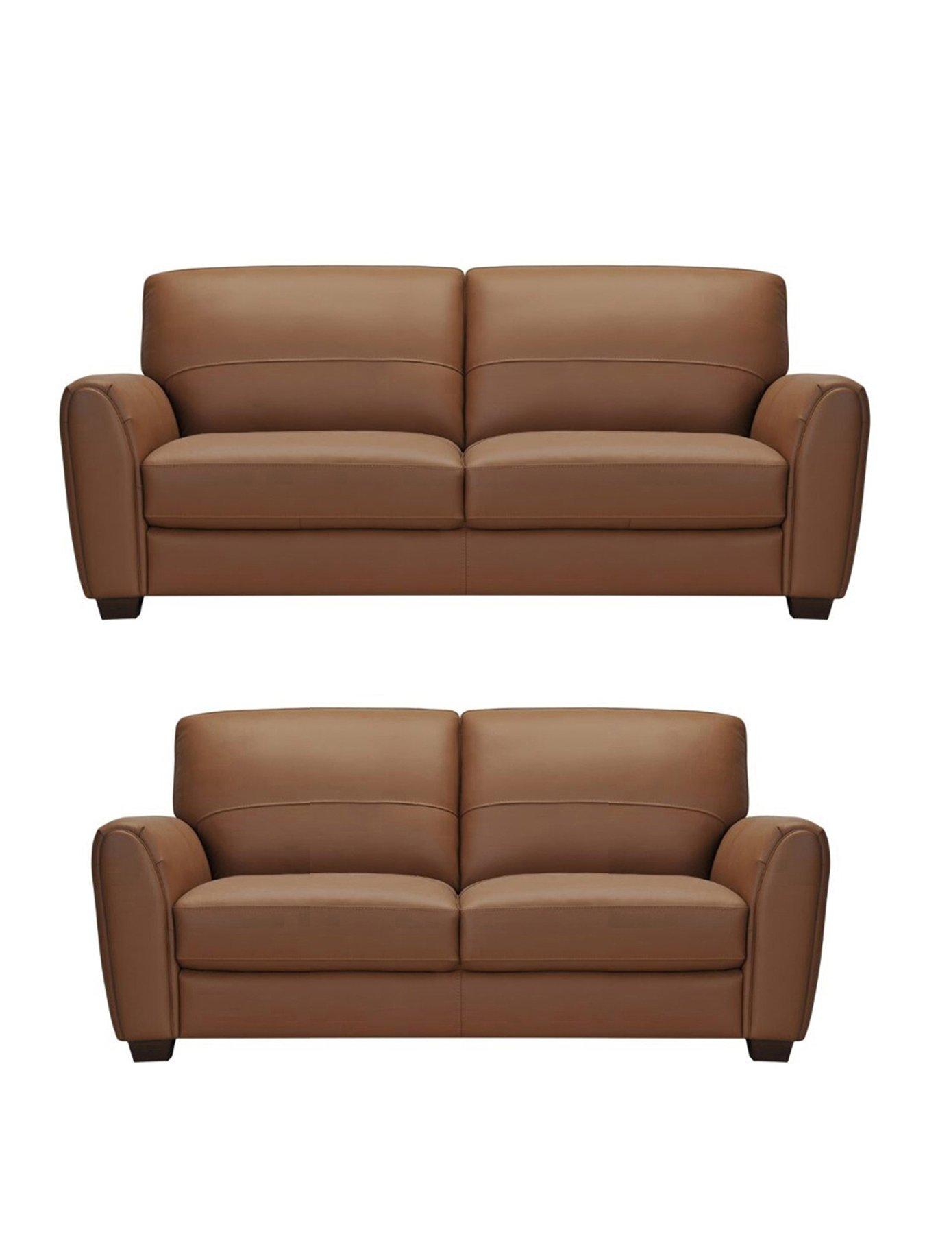 very-home-new-molina-3-seaternbsp-2nbspleatherfaux-leather-sofa-set-buy-amp-save-tan