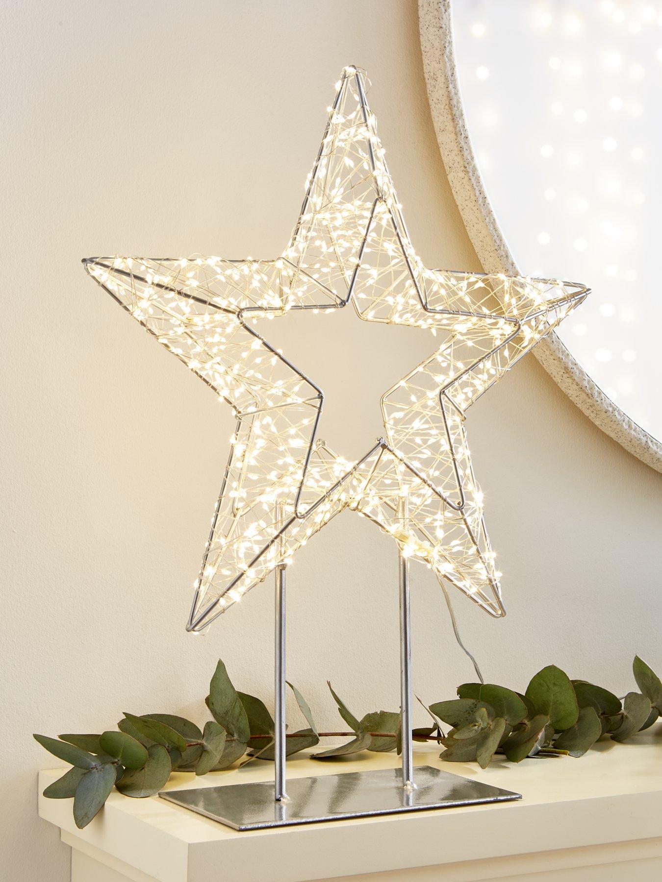 undefined 45 cm Star Room Light On Stand Christmas Decoration