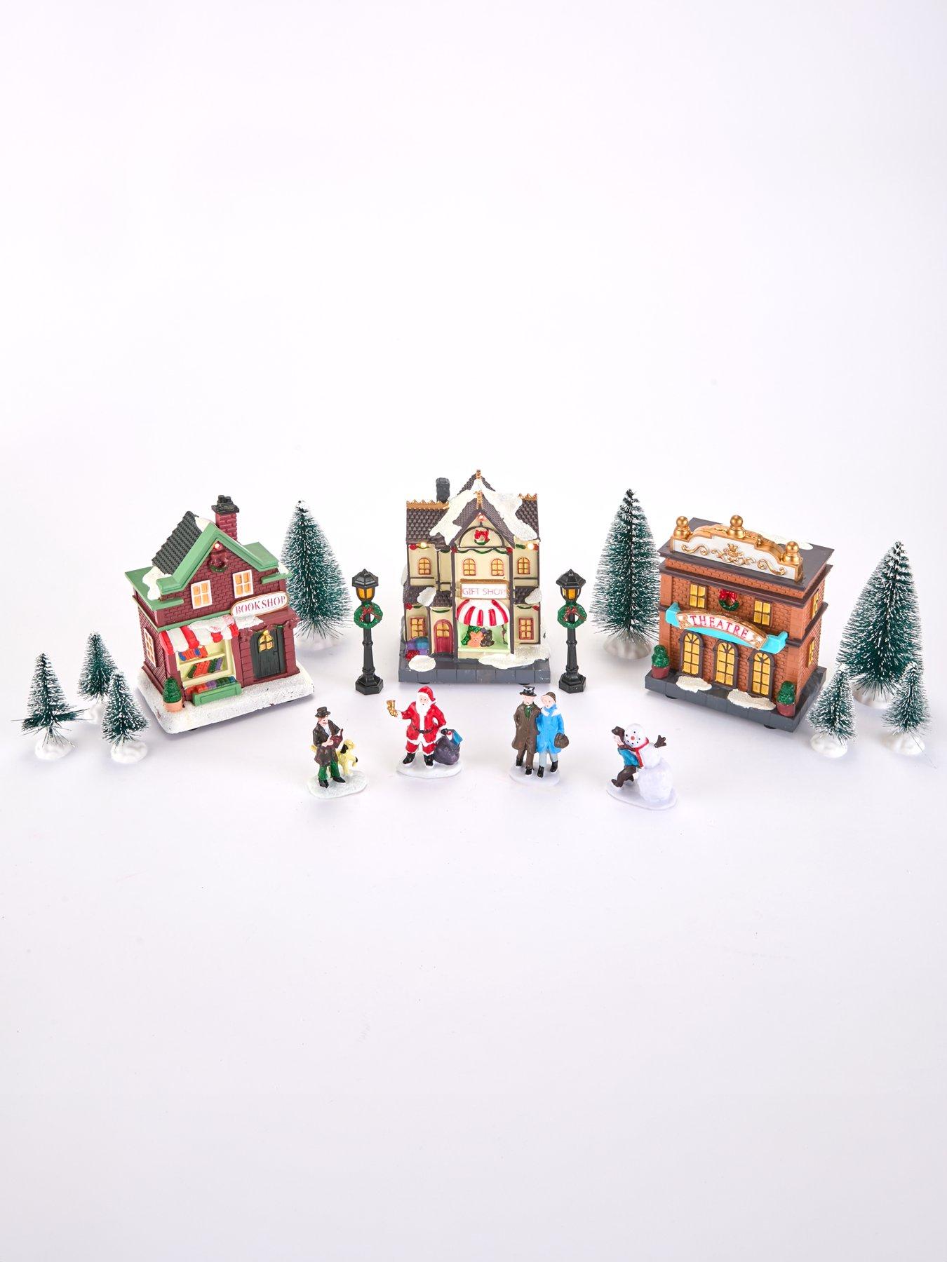 festive-17-piece-lit-christmasnbspvillage-setback