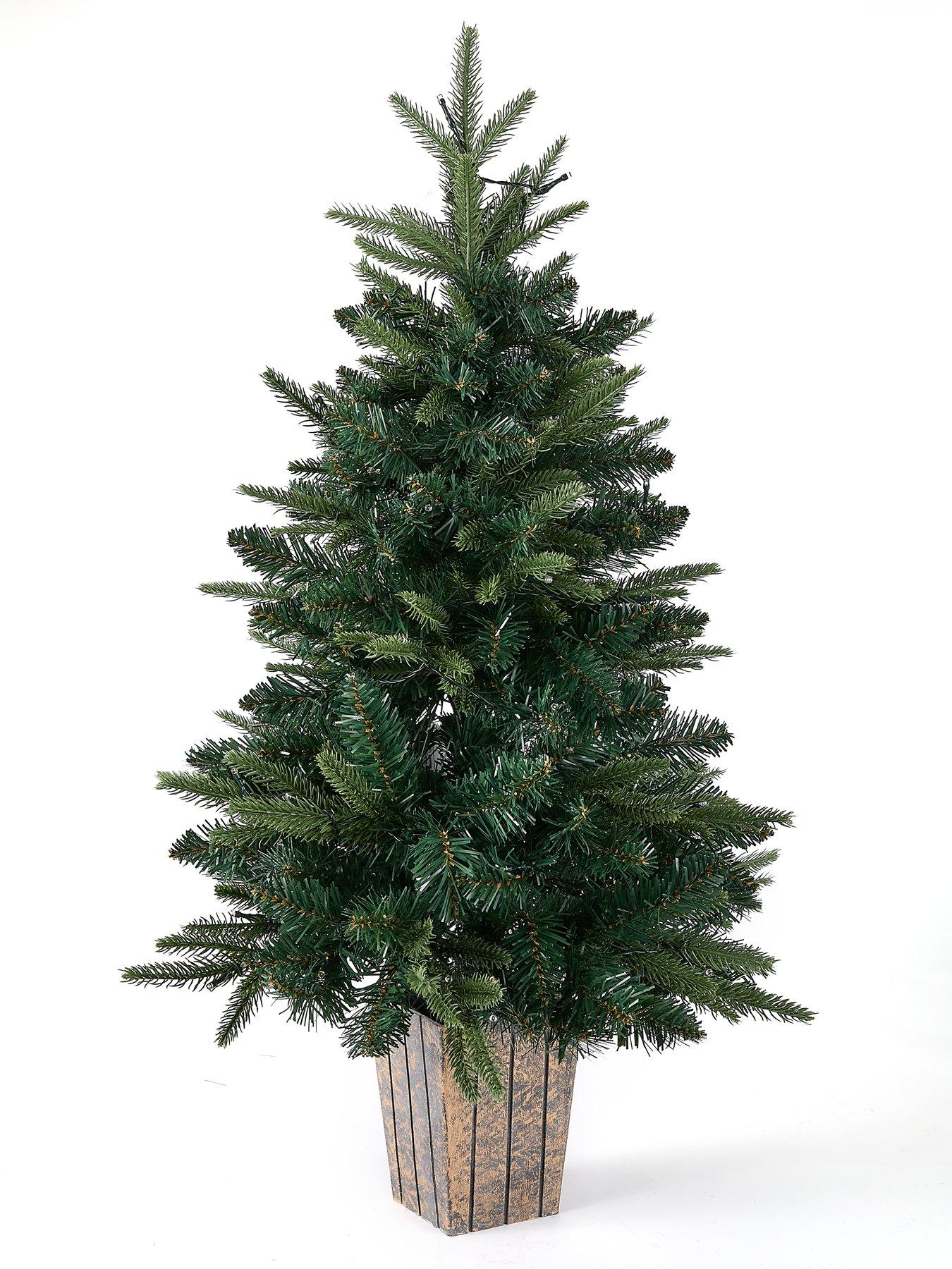 Image 2 of 7 of Festive 90Cm Lit Firefly Tree In Pot