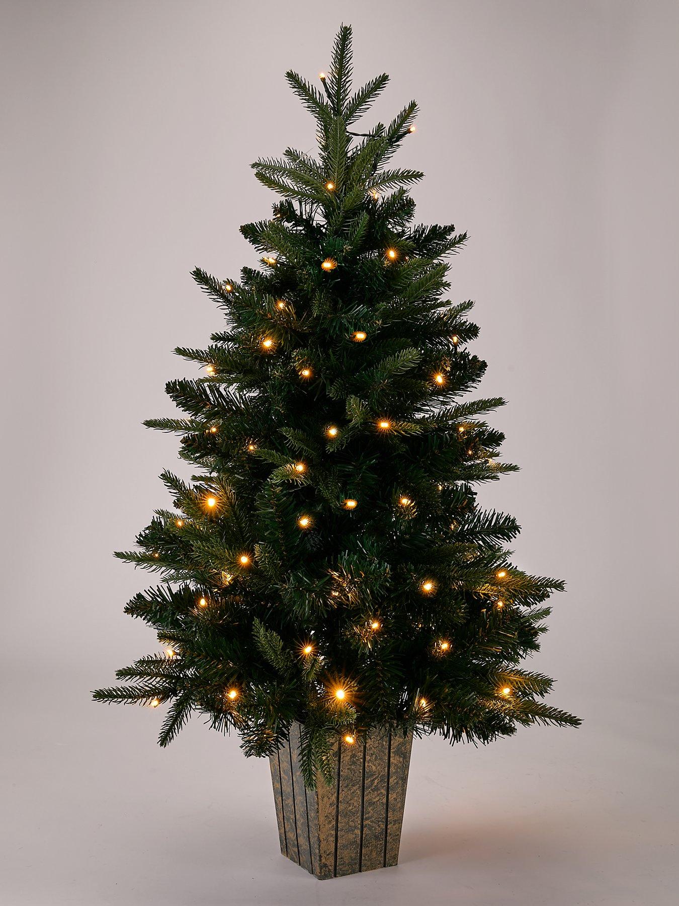 Image 3 of 7 of Festive 90Cm Lit Firefly Tree In Pot