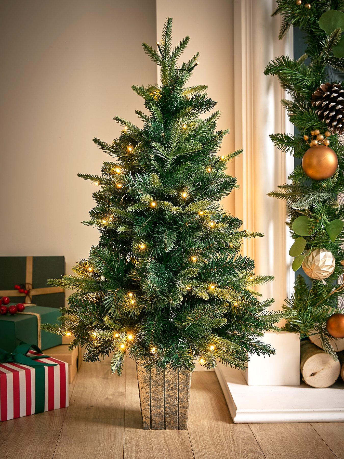 Image 7 of 7 of Festive 90Cm Lit Firefly Tree In Pot