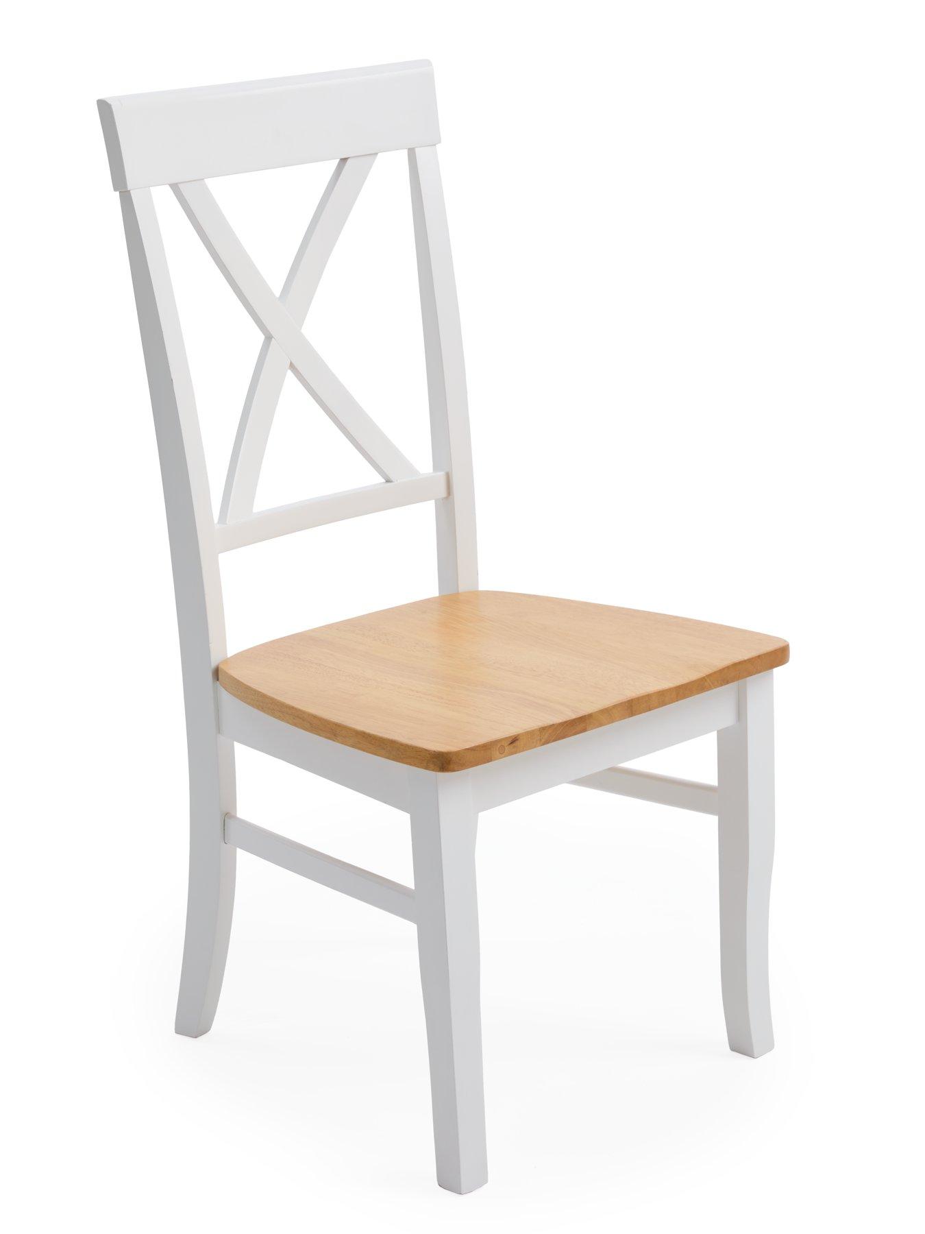 very-home-bristol-120-cm-roundnbspdining-table-4-chairs-oakwhitedetail