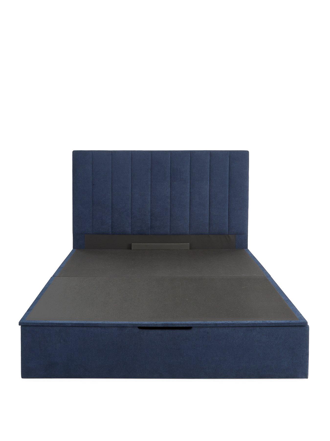 very-home-nova-fabric-lift-up-storage-ottoman-bed-bluestillFront