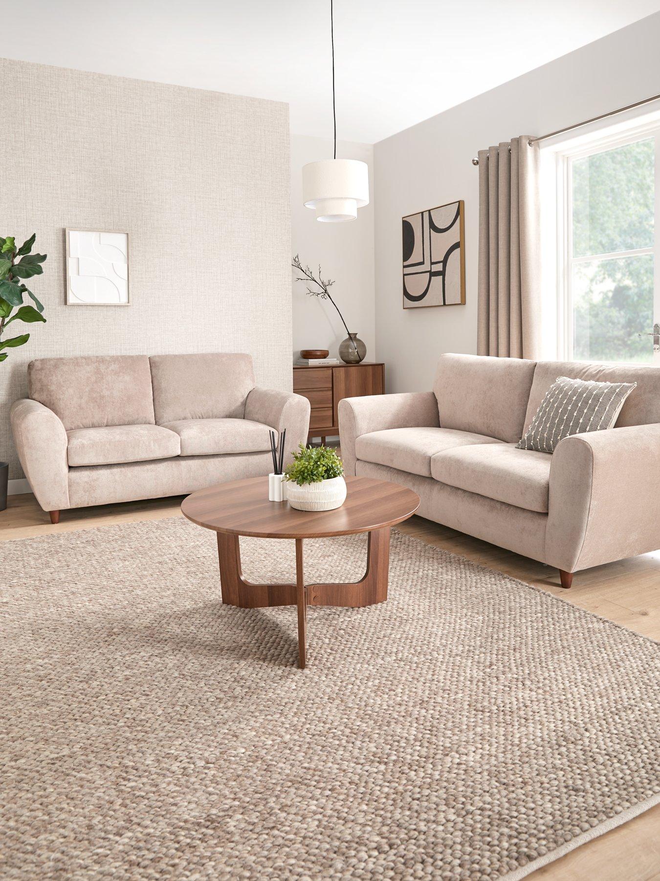 Very Home Shay 3 + 2 Seater Fabric Sofa Set (Buy  &  SAVE!) - FSC® Certified