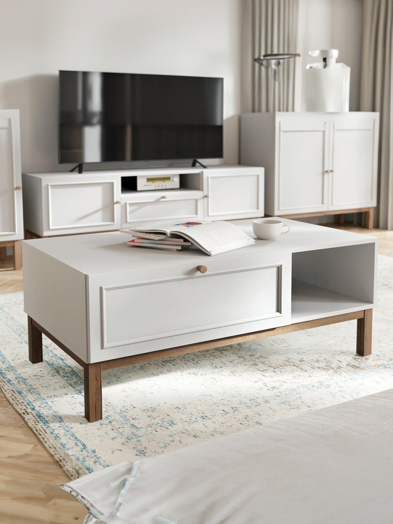 Image 1 of 7 of The Very Collection Penkridge Coffee Table - Grey/Oak