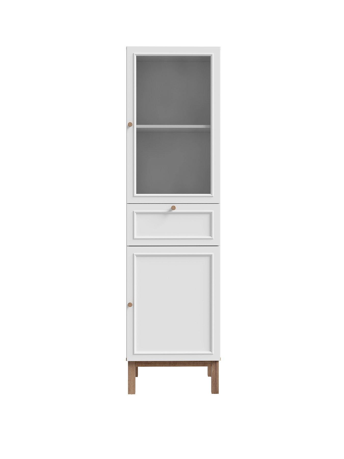 penkridge-2-door-1-drawer-display-cabinet-greyoakstillFront