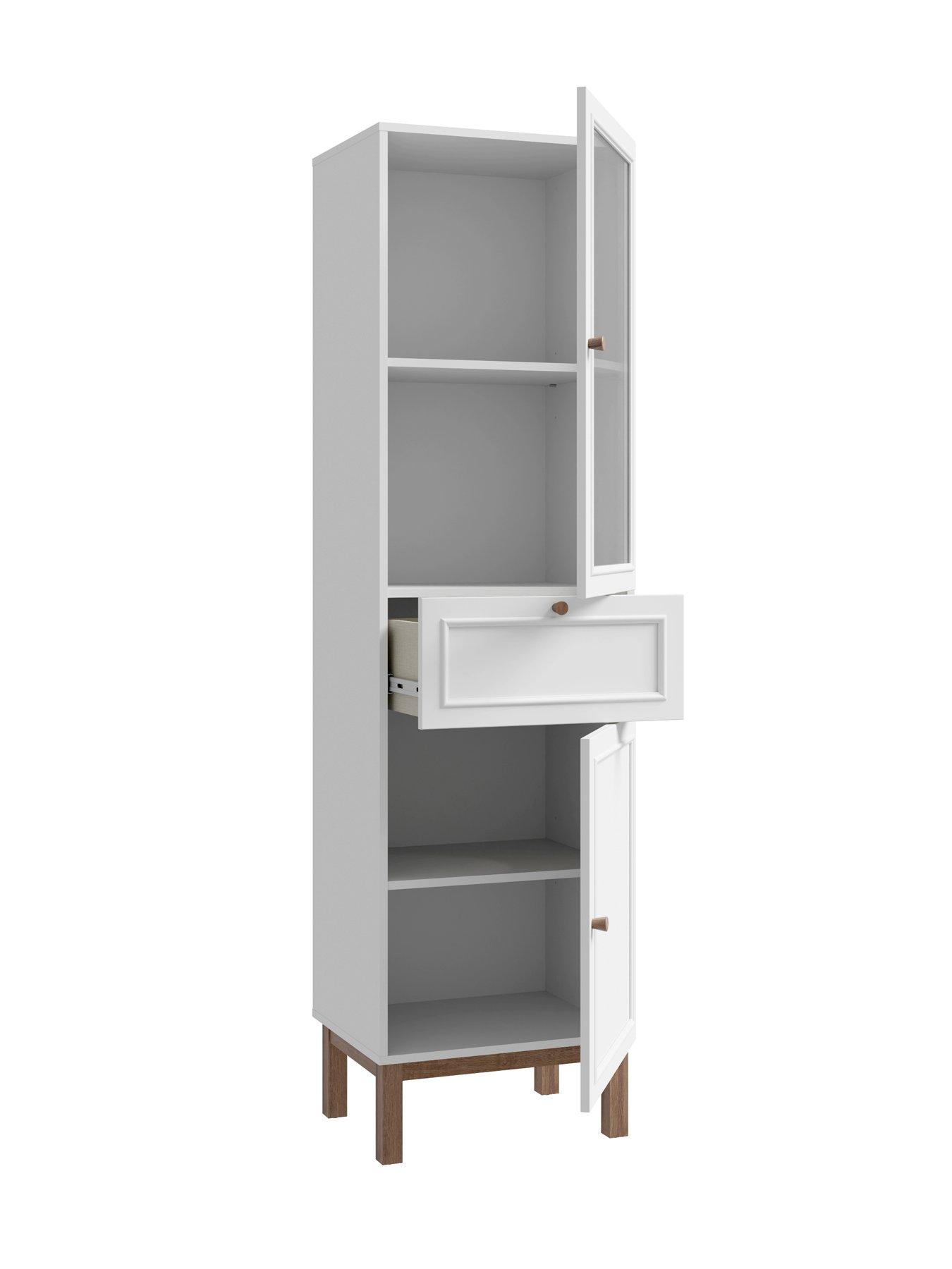 penkridge-2-door-1-drawer-display-cabinet-greyoakdetail