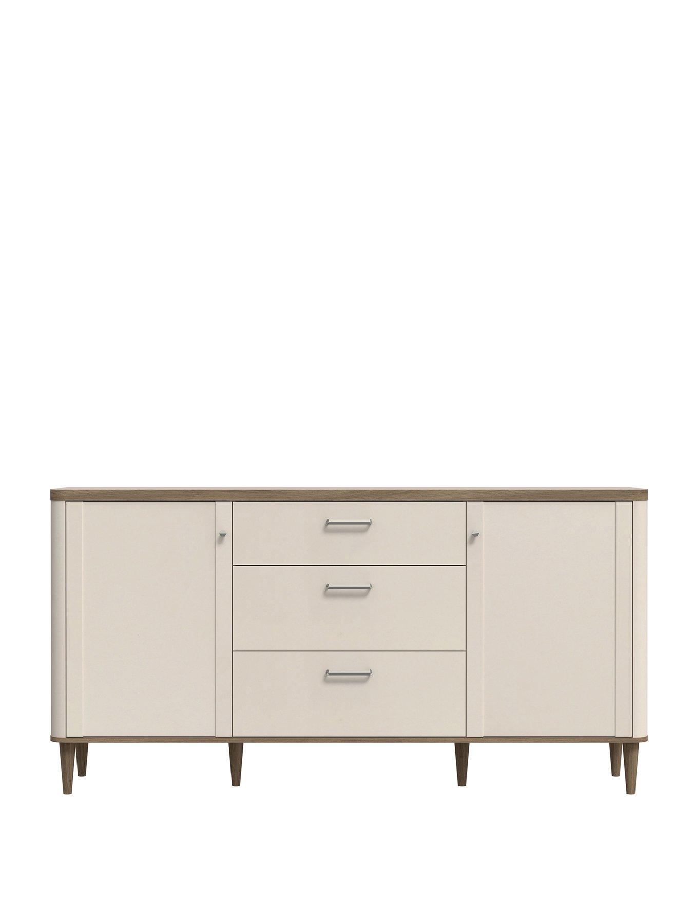 lacetti-2-door-3-drawer-sideboard-creamoakstillFront