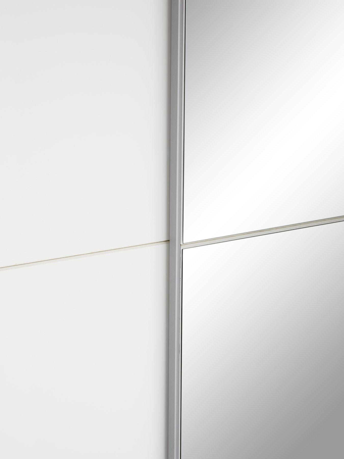 very-home-nico-150nbspcm-sliding-gloss-mirrored-wardrobe-whitedetail