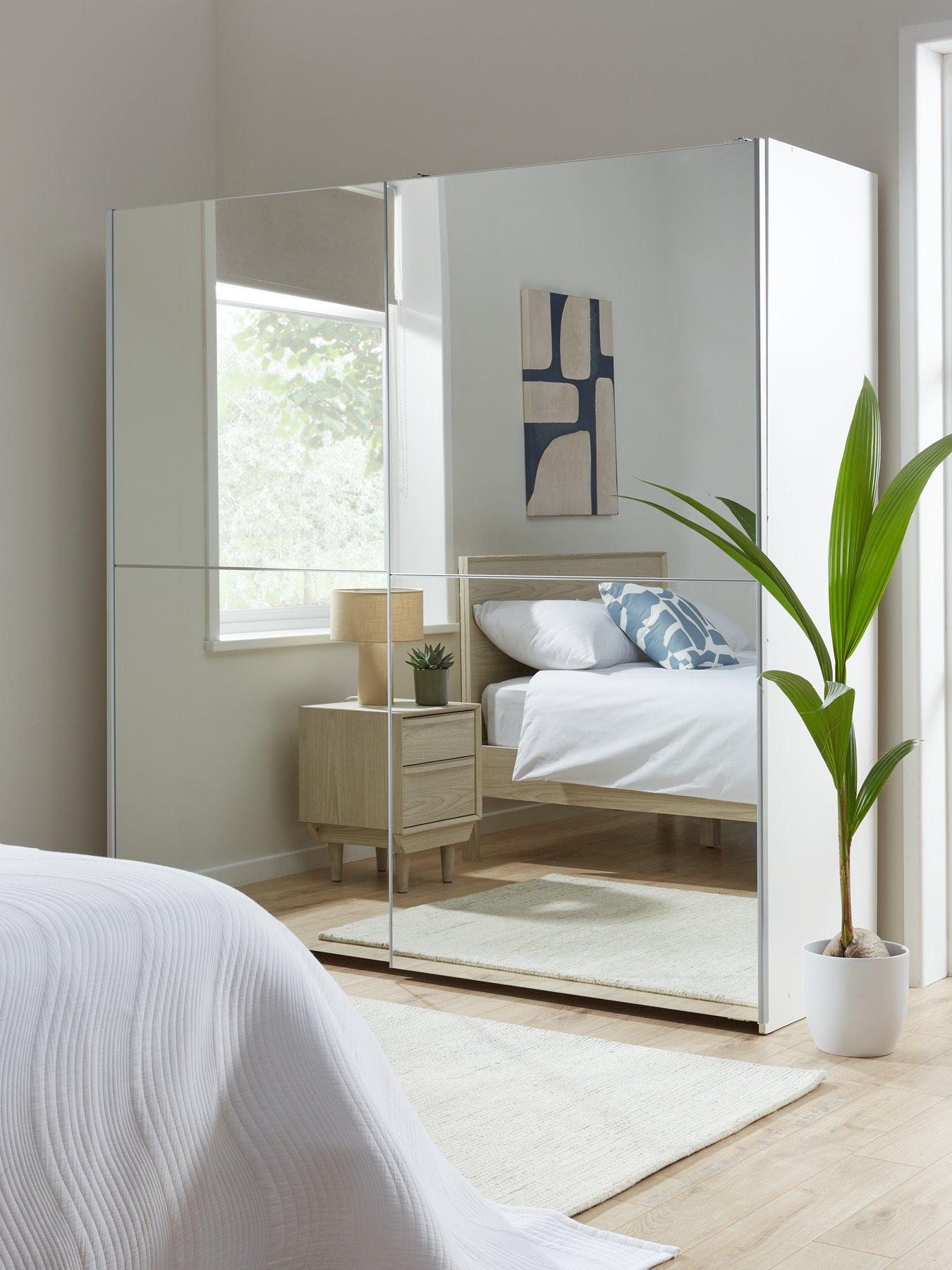 very-home-nico-190nbspcm-sliding-2-door-mirrored-wardrobe-whitefront